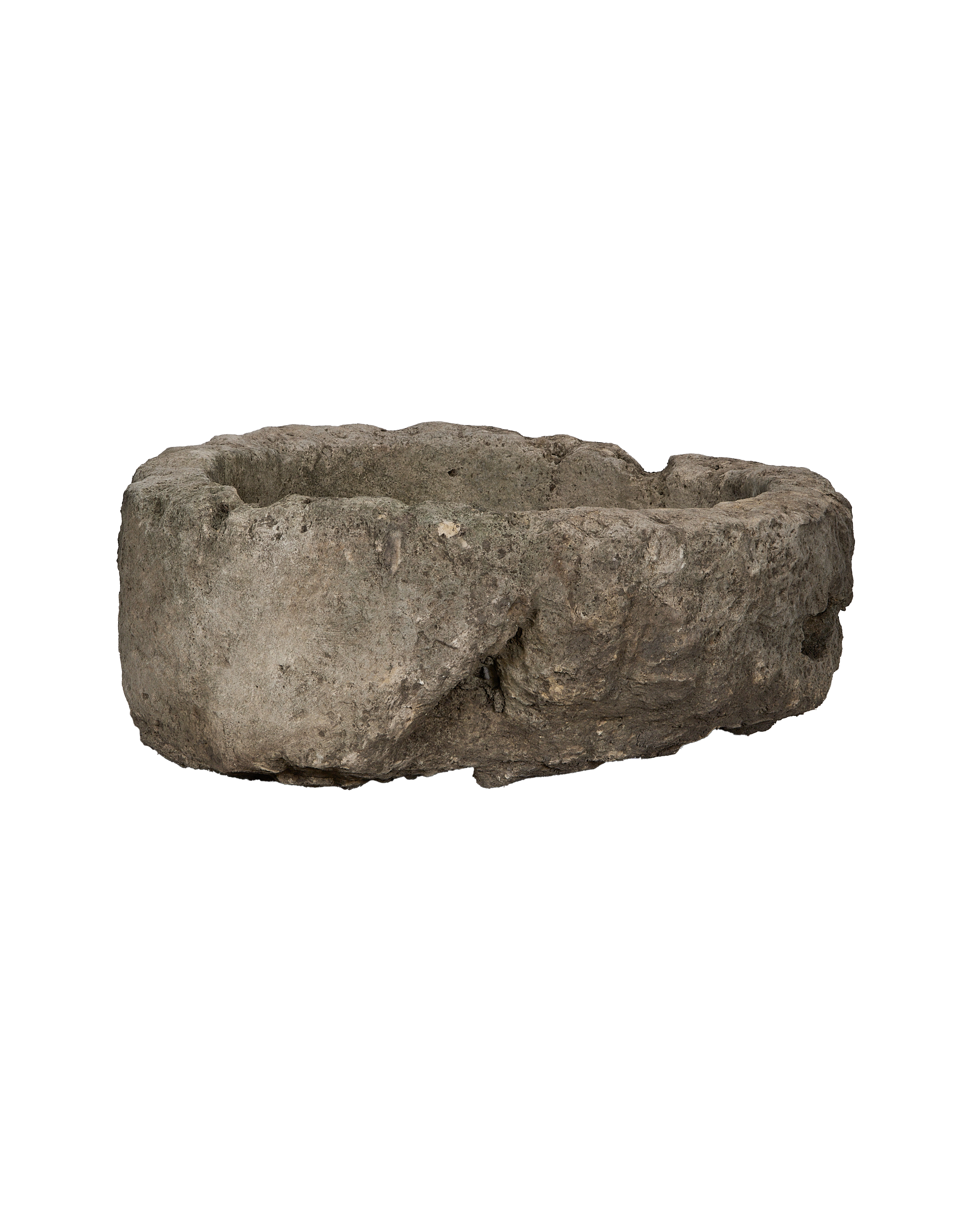 Olive Ateliers - Limestone Trough - Round