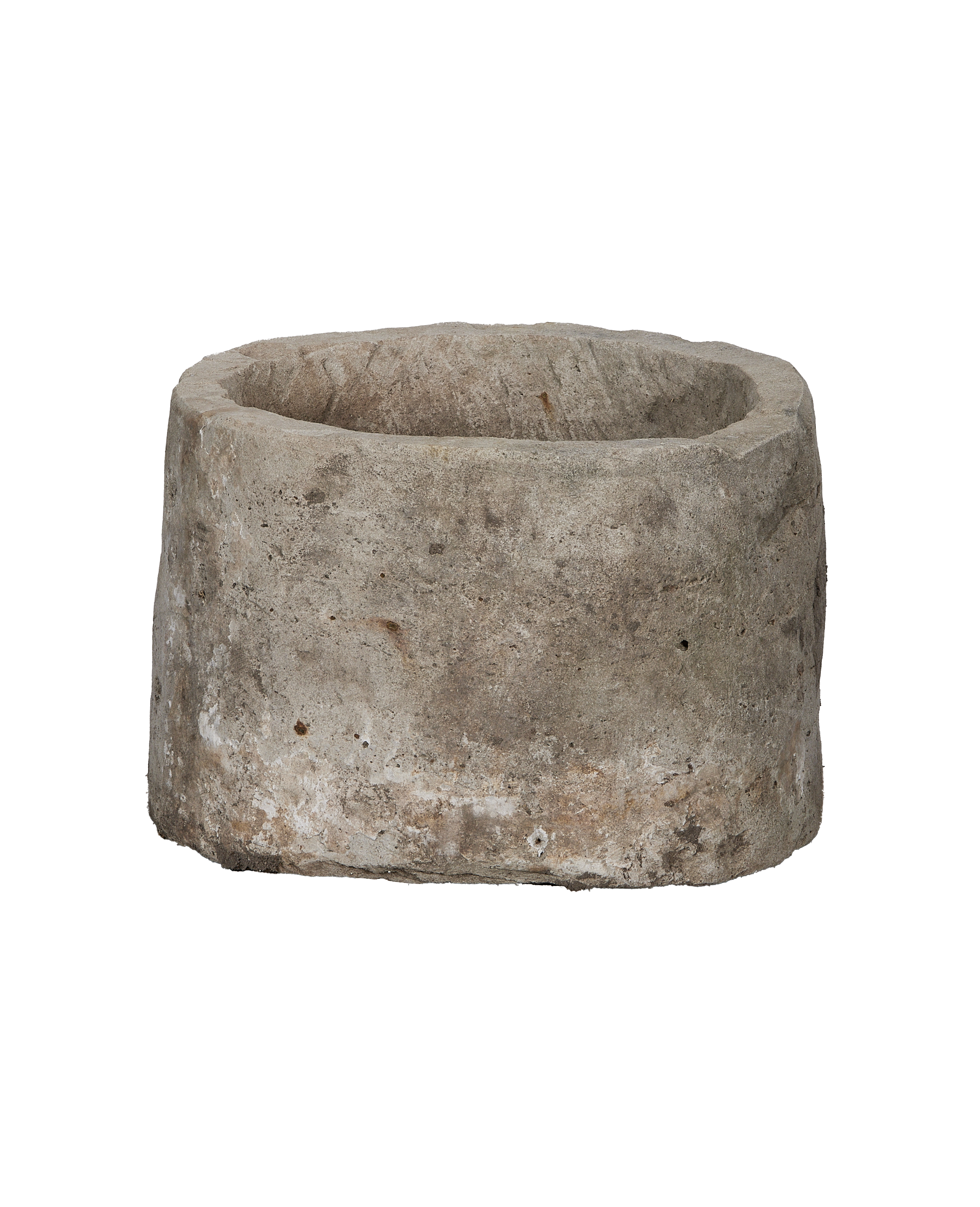 Olive Ateliers - Limestone Trough - Round