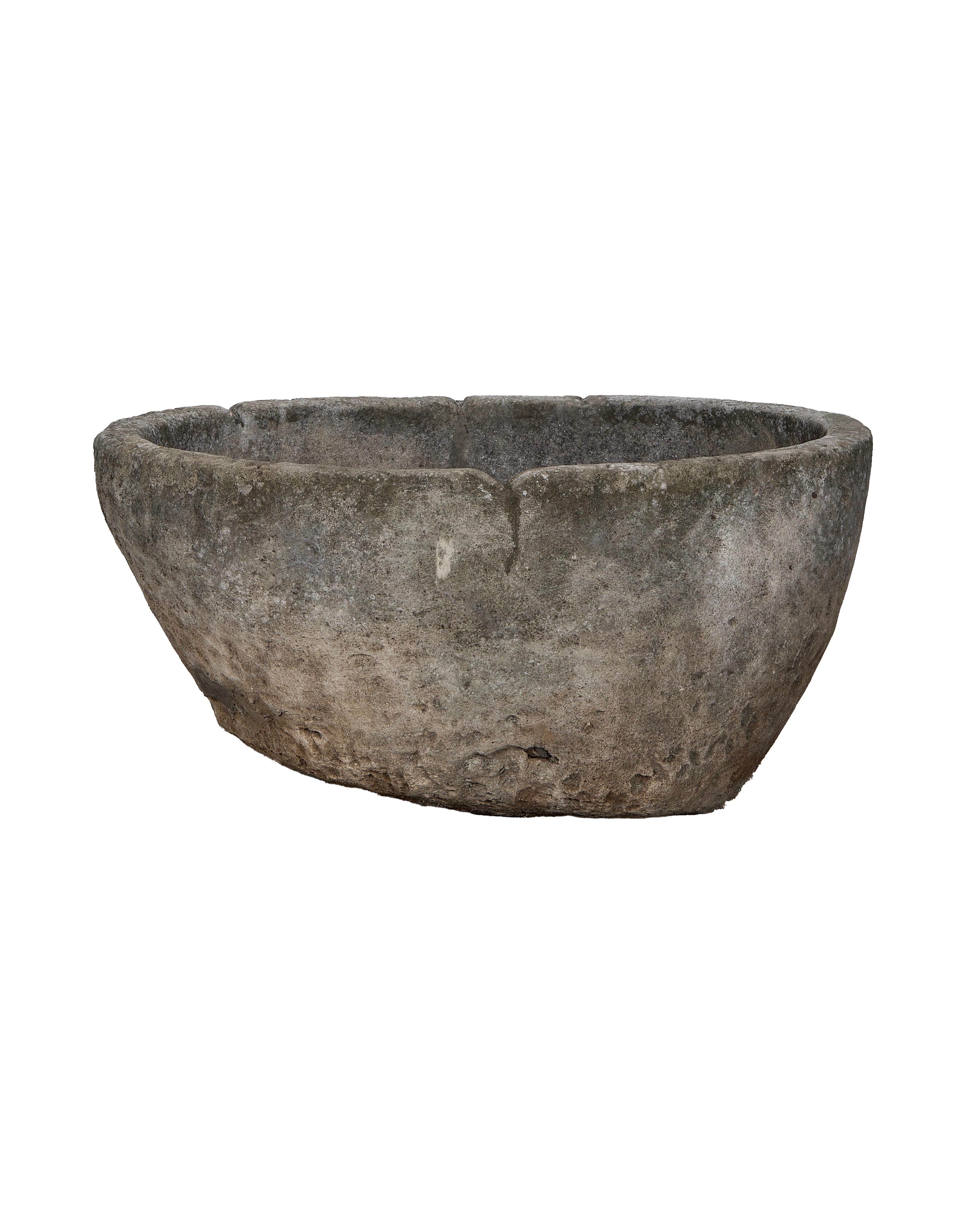 Olive Ateliers - Limestone Trough - Round
