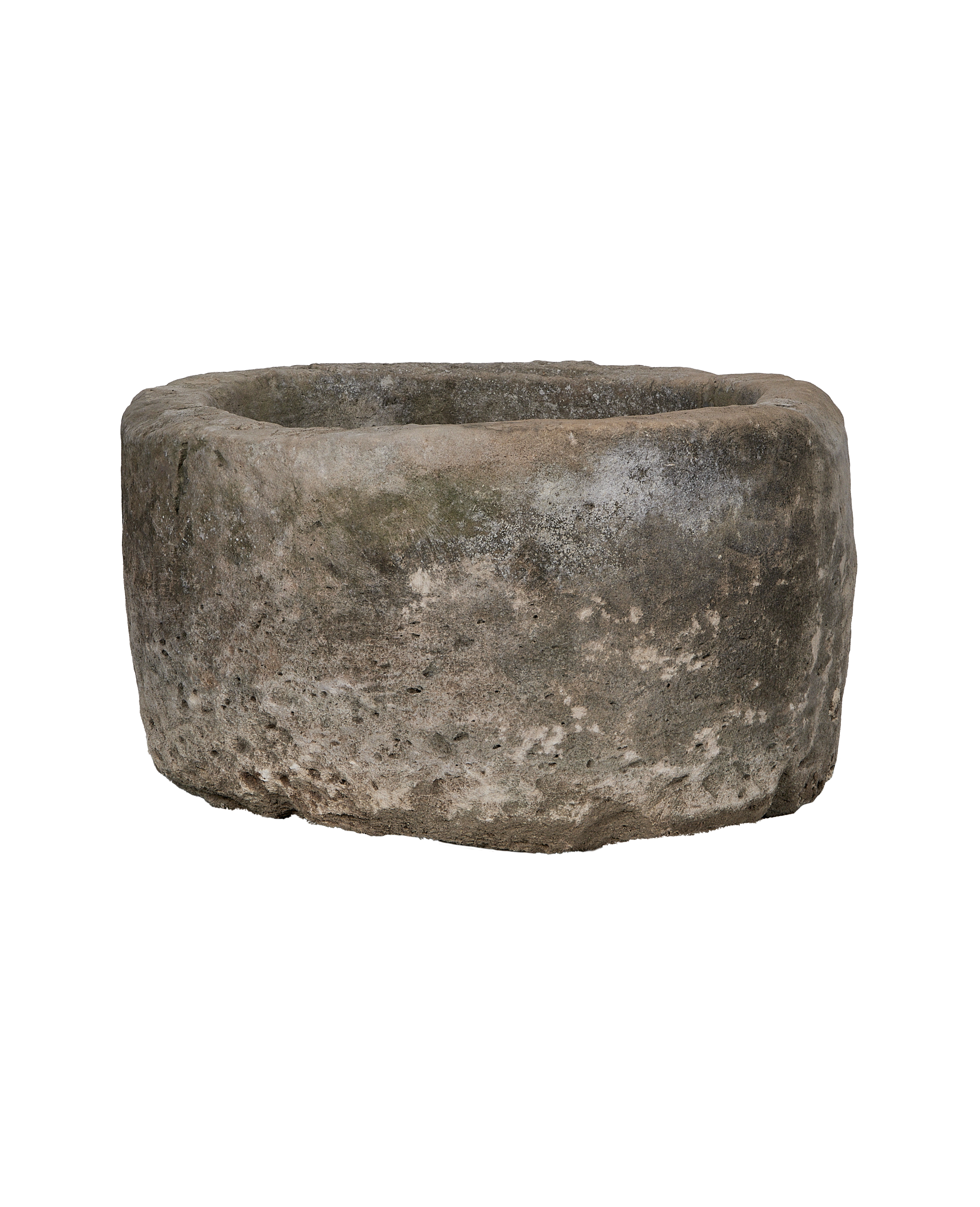 Olive Ateliers - Limestone Trough - Round