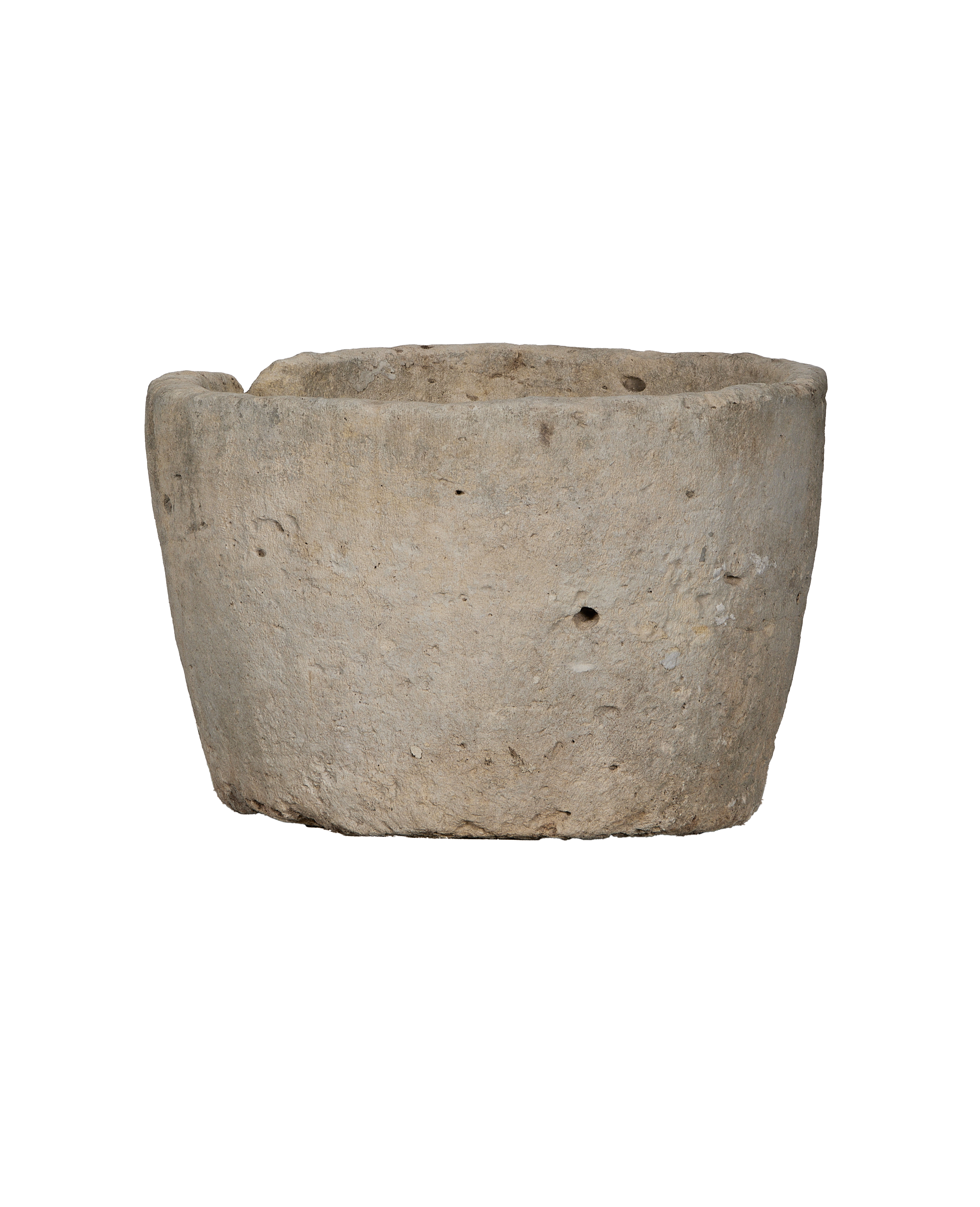 Olive Ateliers - Limestone Trough - Round
