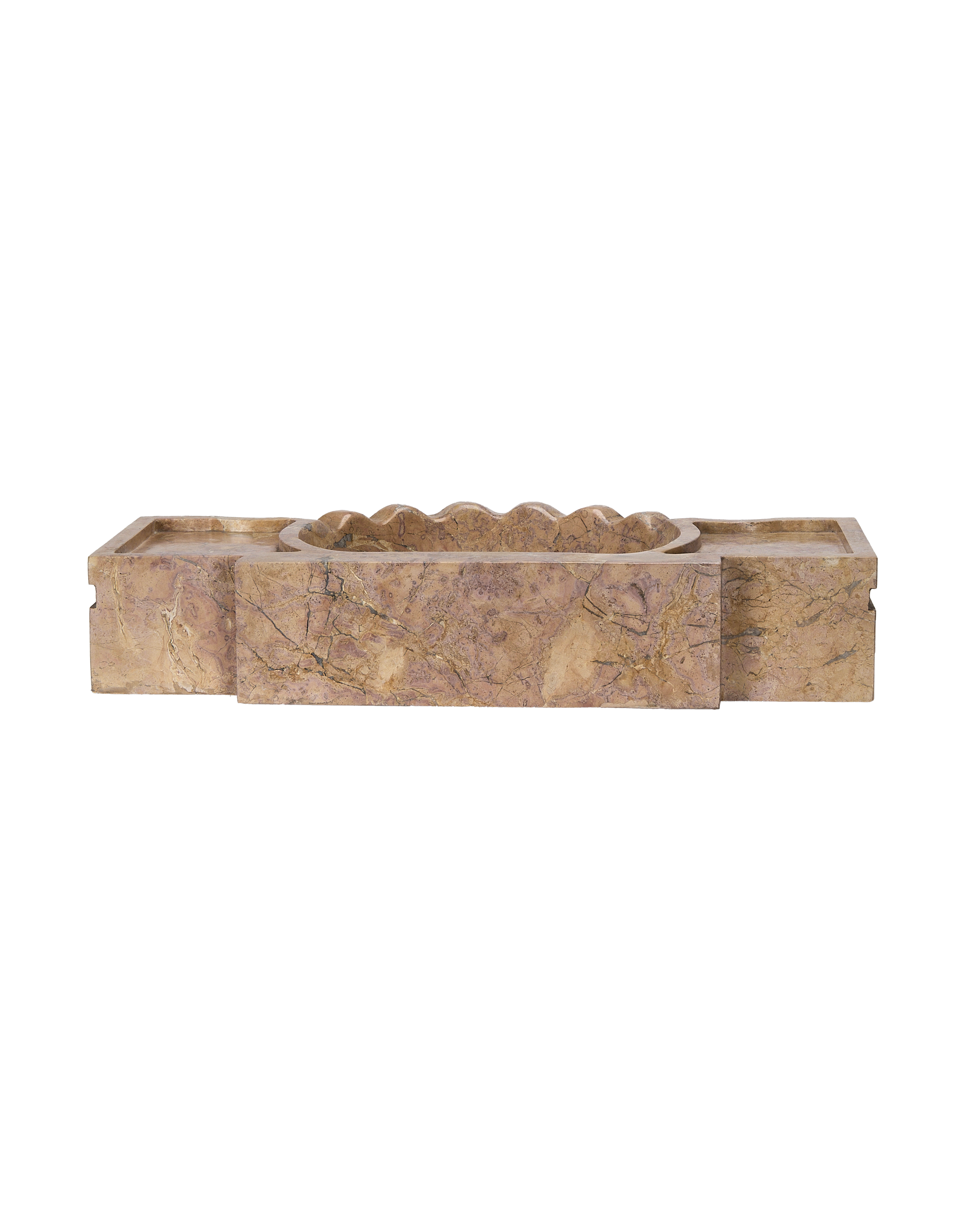 Olive Ateliers - Console Marble Sink - Umber