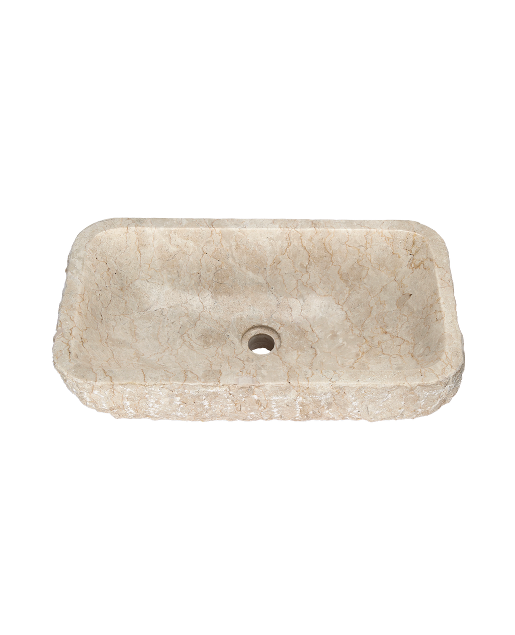 Olive Ateliers - Hewn Marble Sink