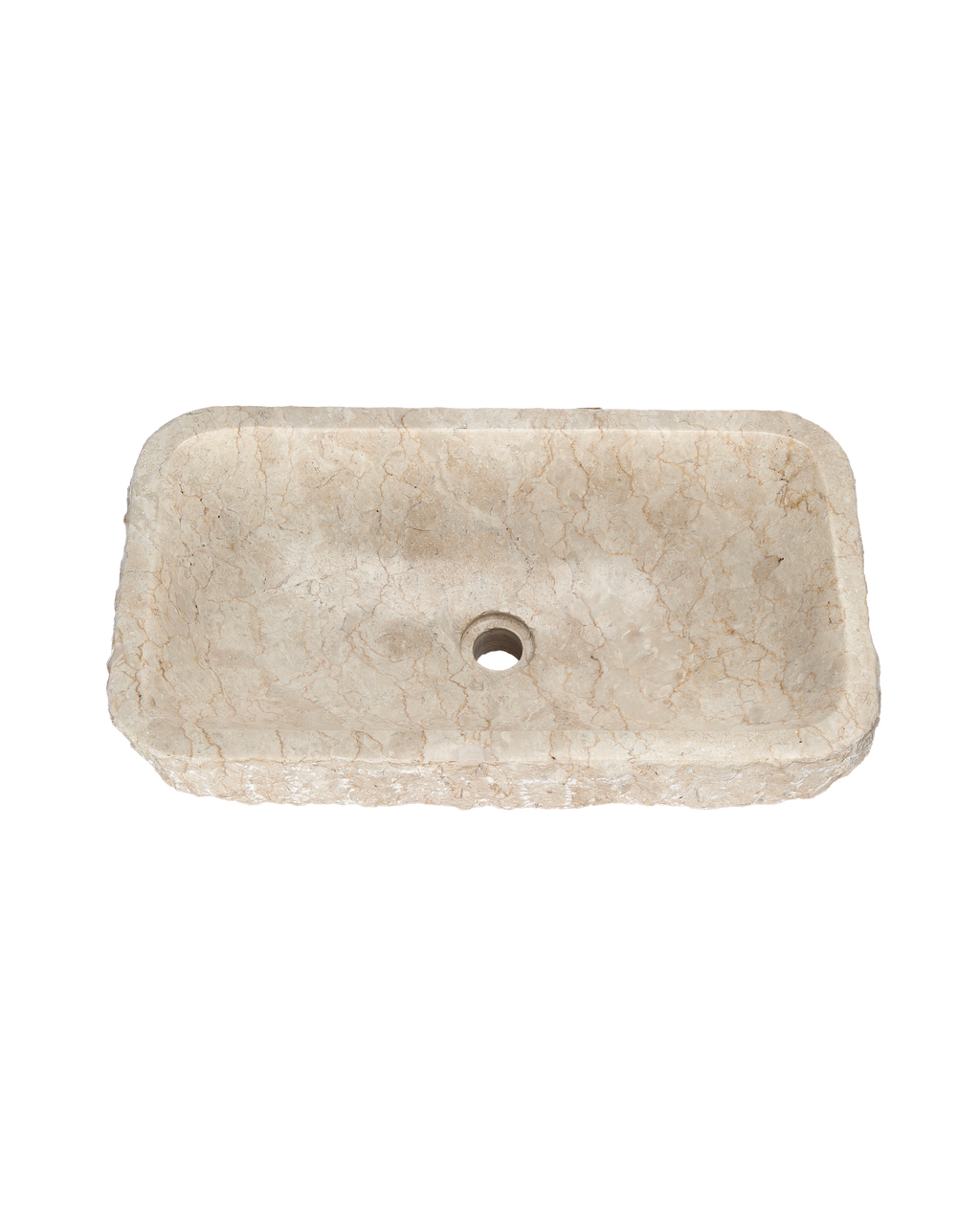 Olive Ateliers - Hewn Marble Sink