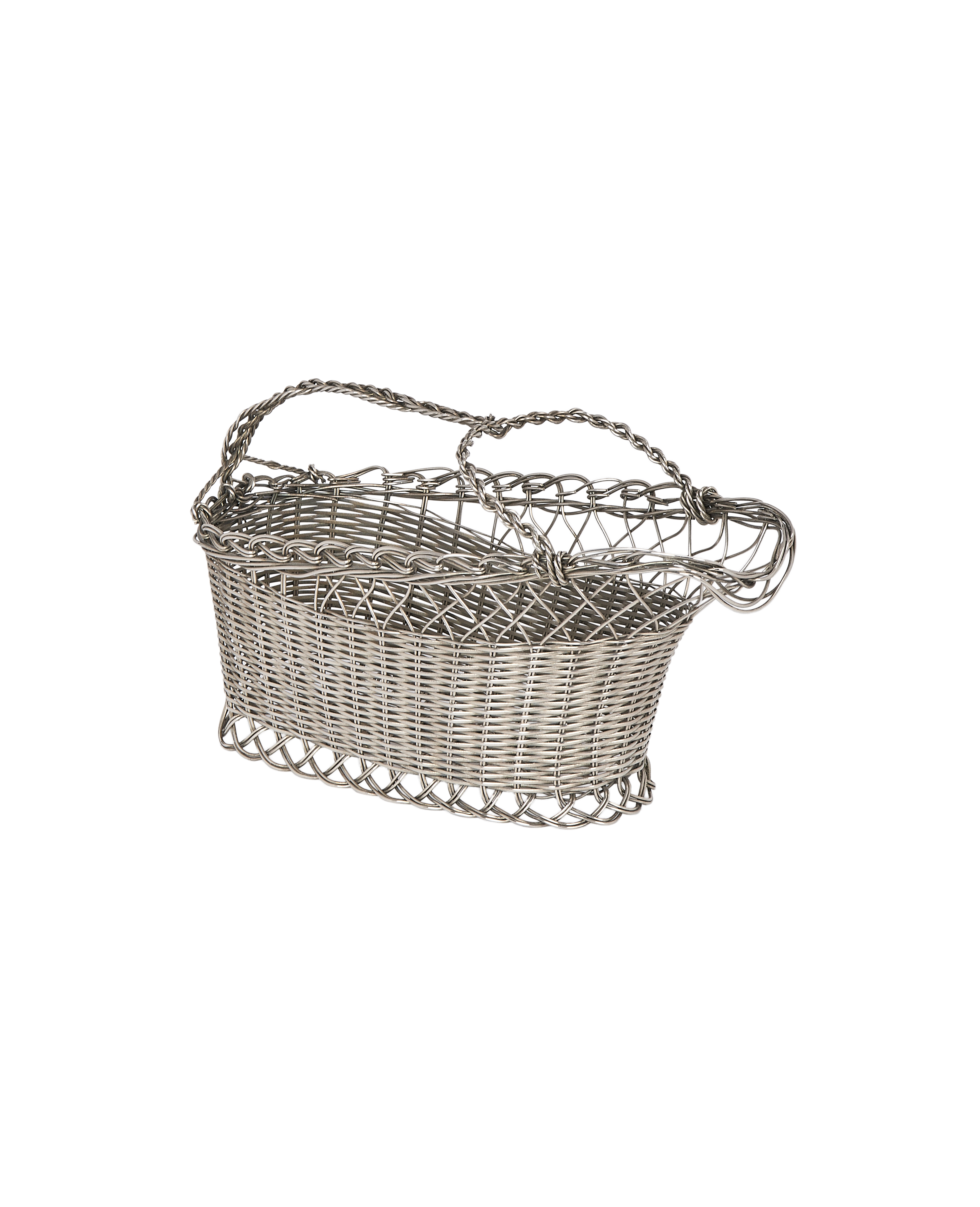 Olive Ateliers - Metal Wicker Bottle Basket
