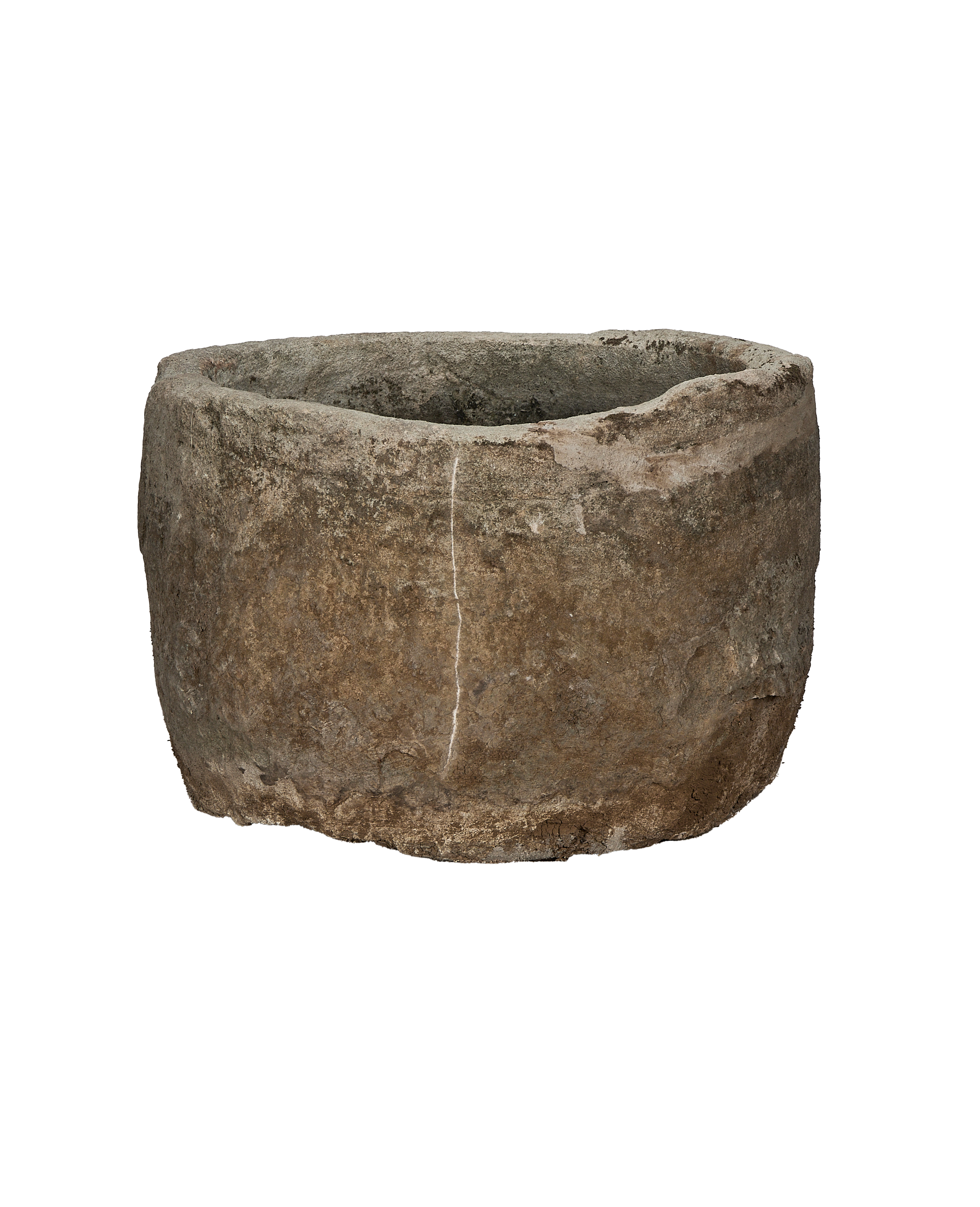 Olive Ateliers - Limestone Trough - Round