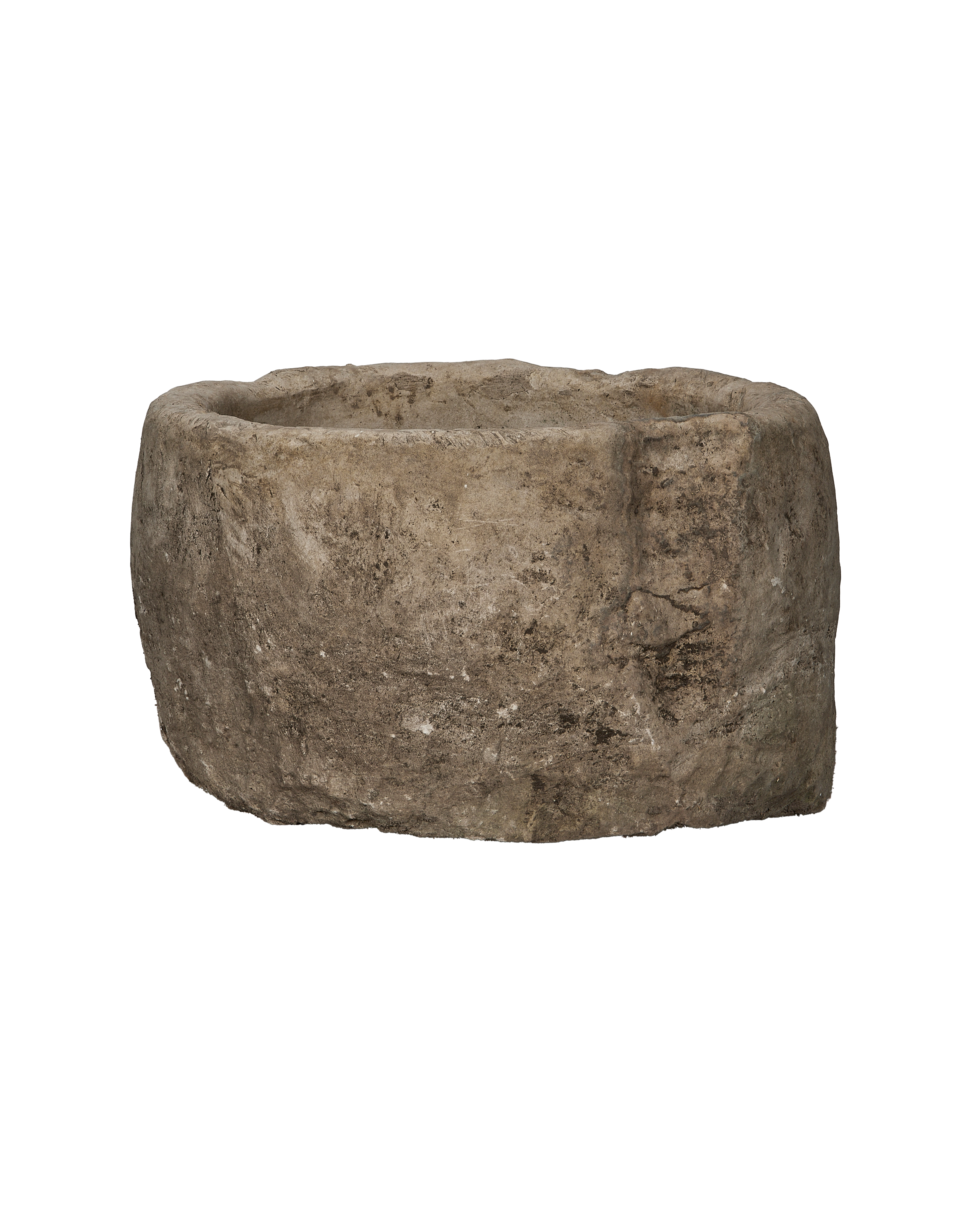 Olive Ateliers - Limestone Trough - Round