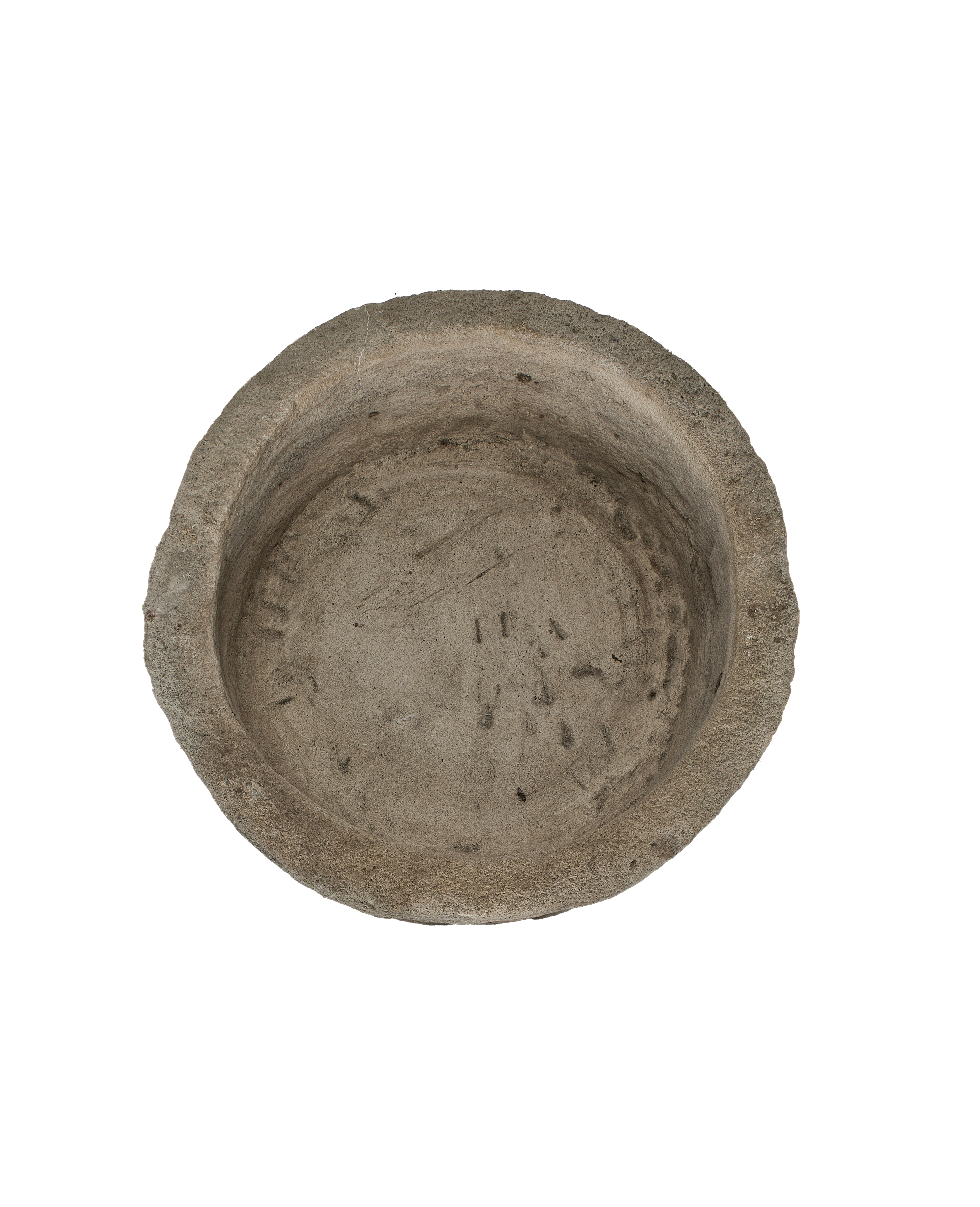 Olive Ateliers - Limestone Trough - Round