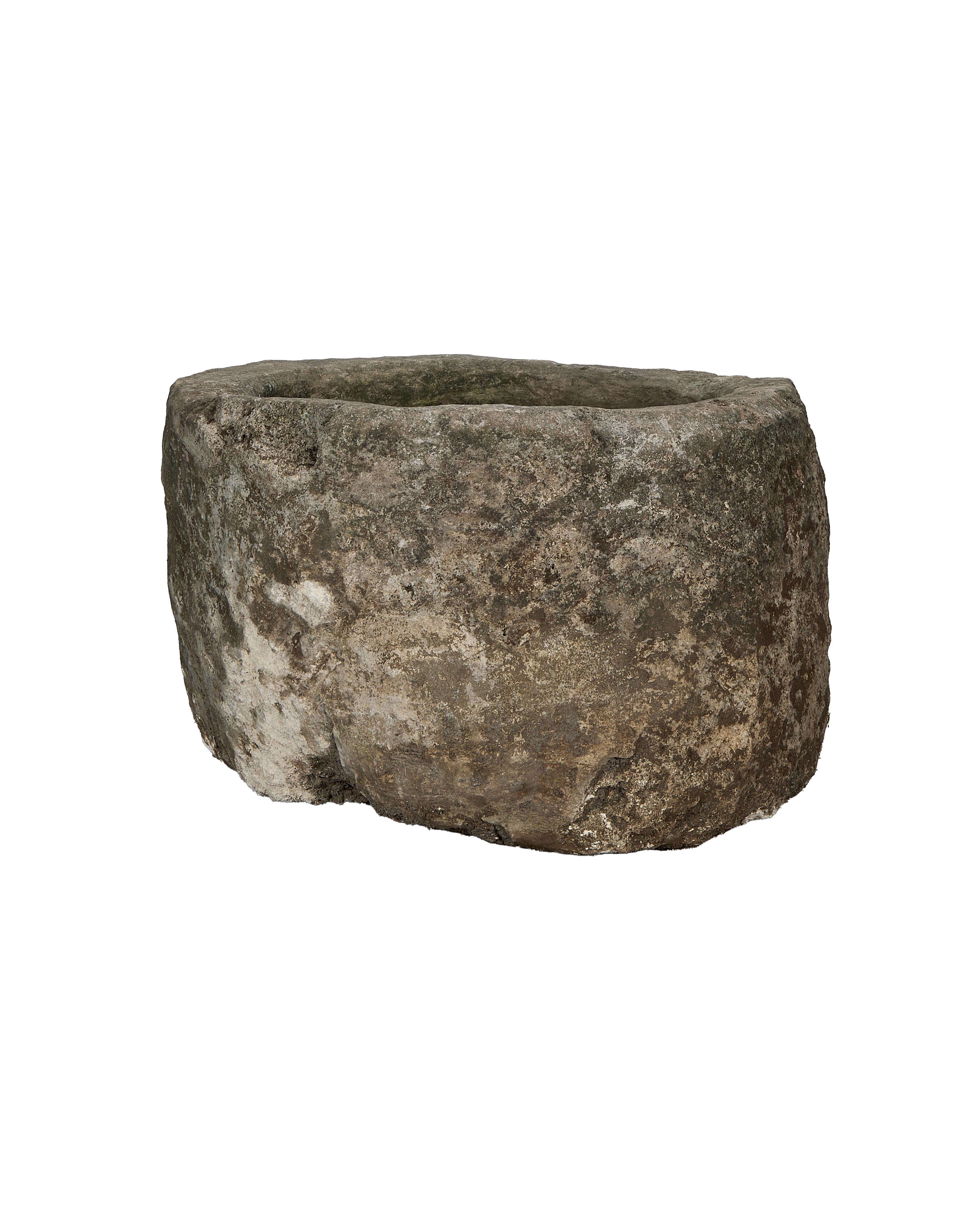 Olive Ateliers - Limestone Trough - Round
