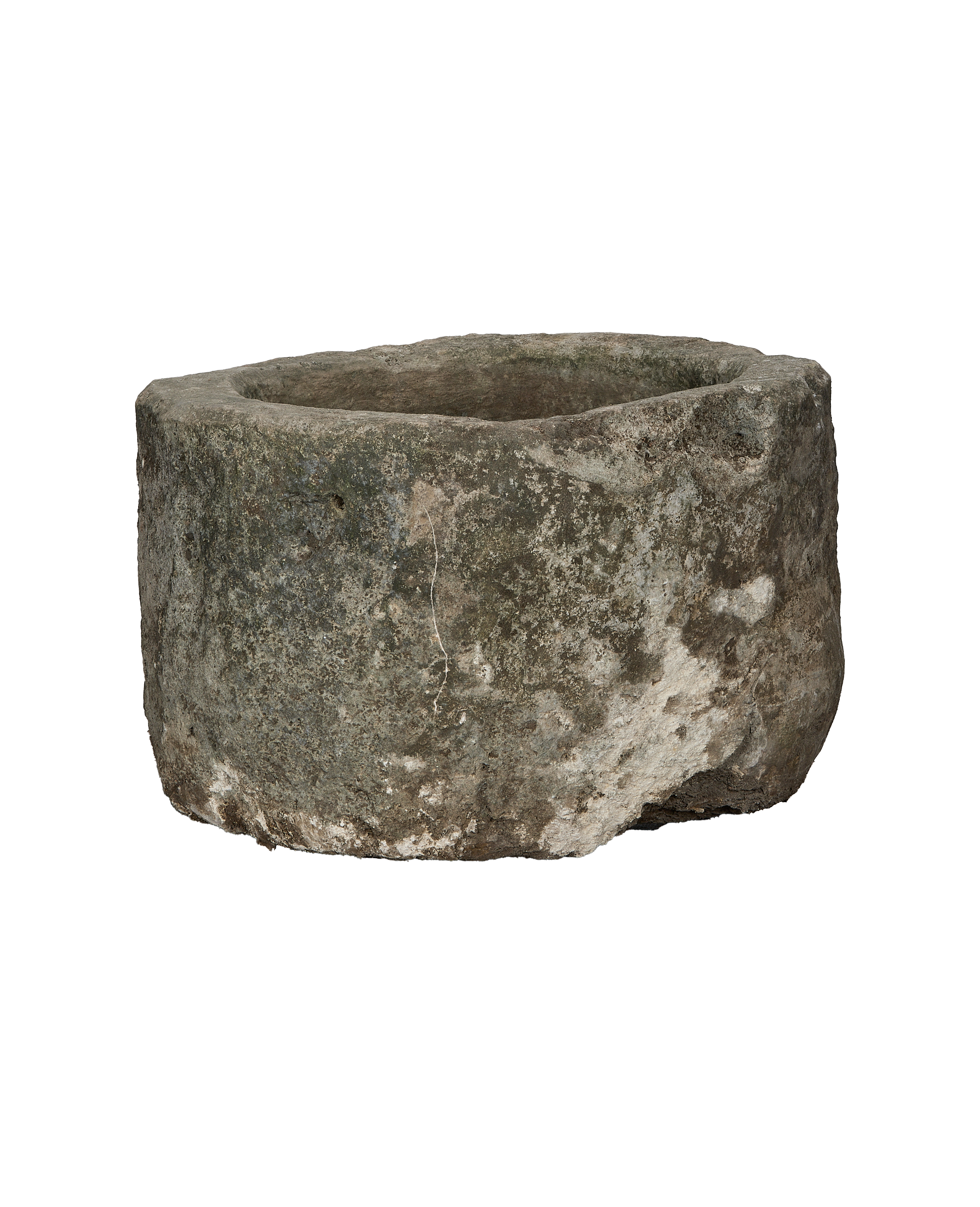 Olive Ateliers - Limestone Trough - Round