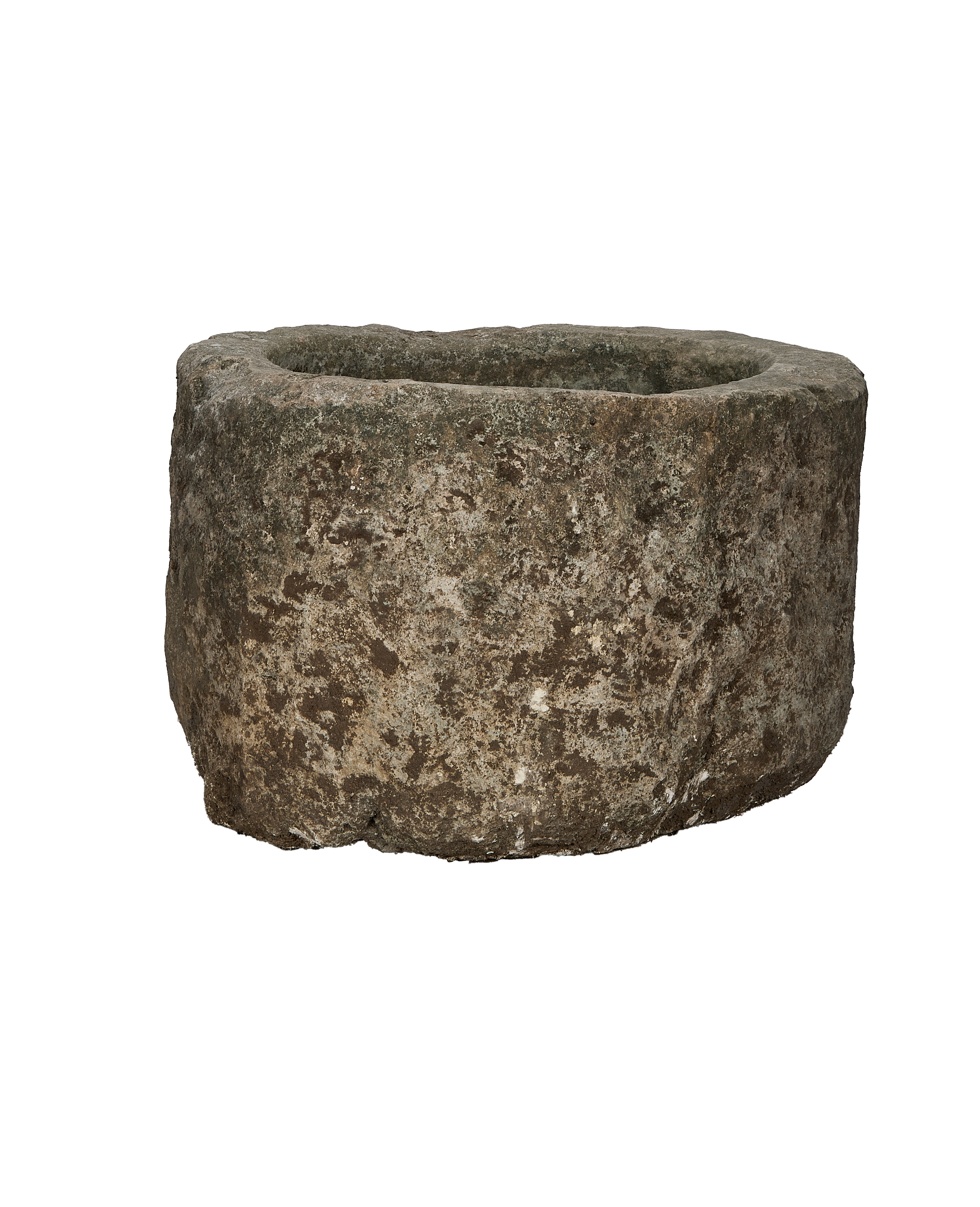 Olive Ateliers - Limestone Trough - Round