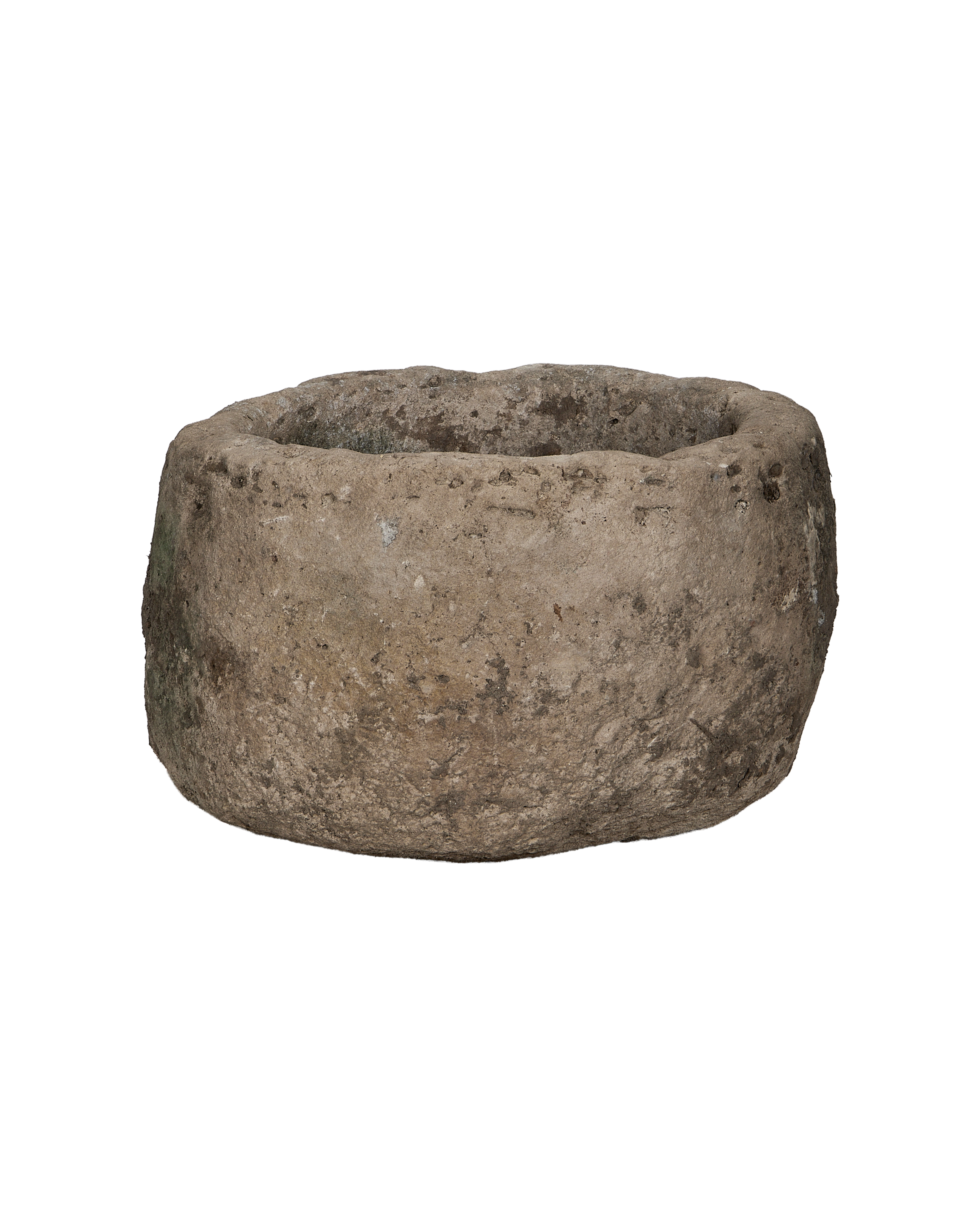 Olive Ateliers - Limestone Trough - Round
