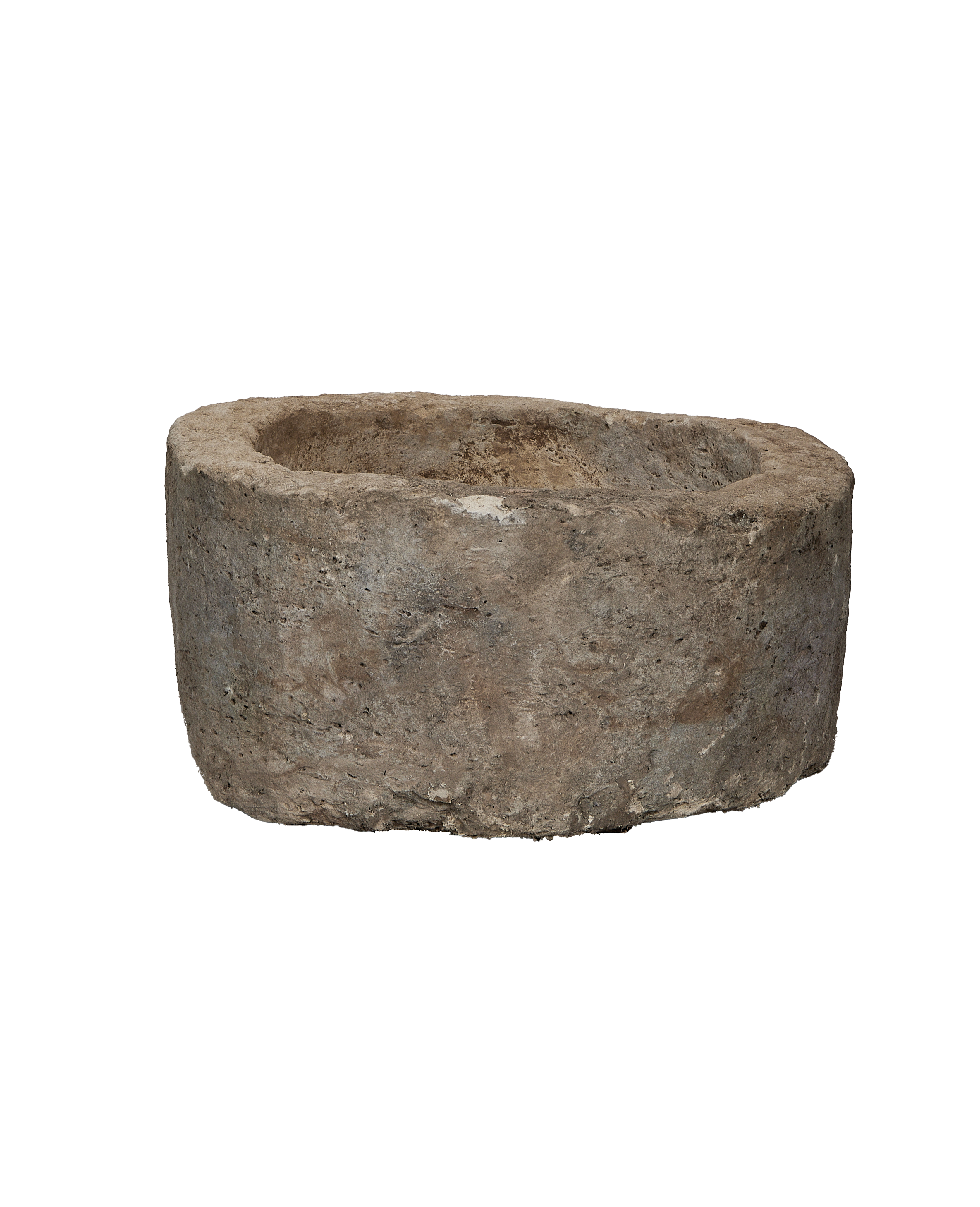 Olive Ateliers - Limestone Trough - Round