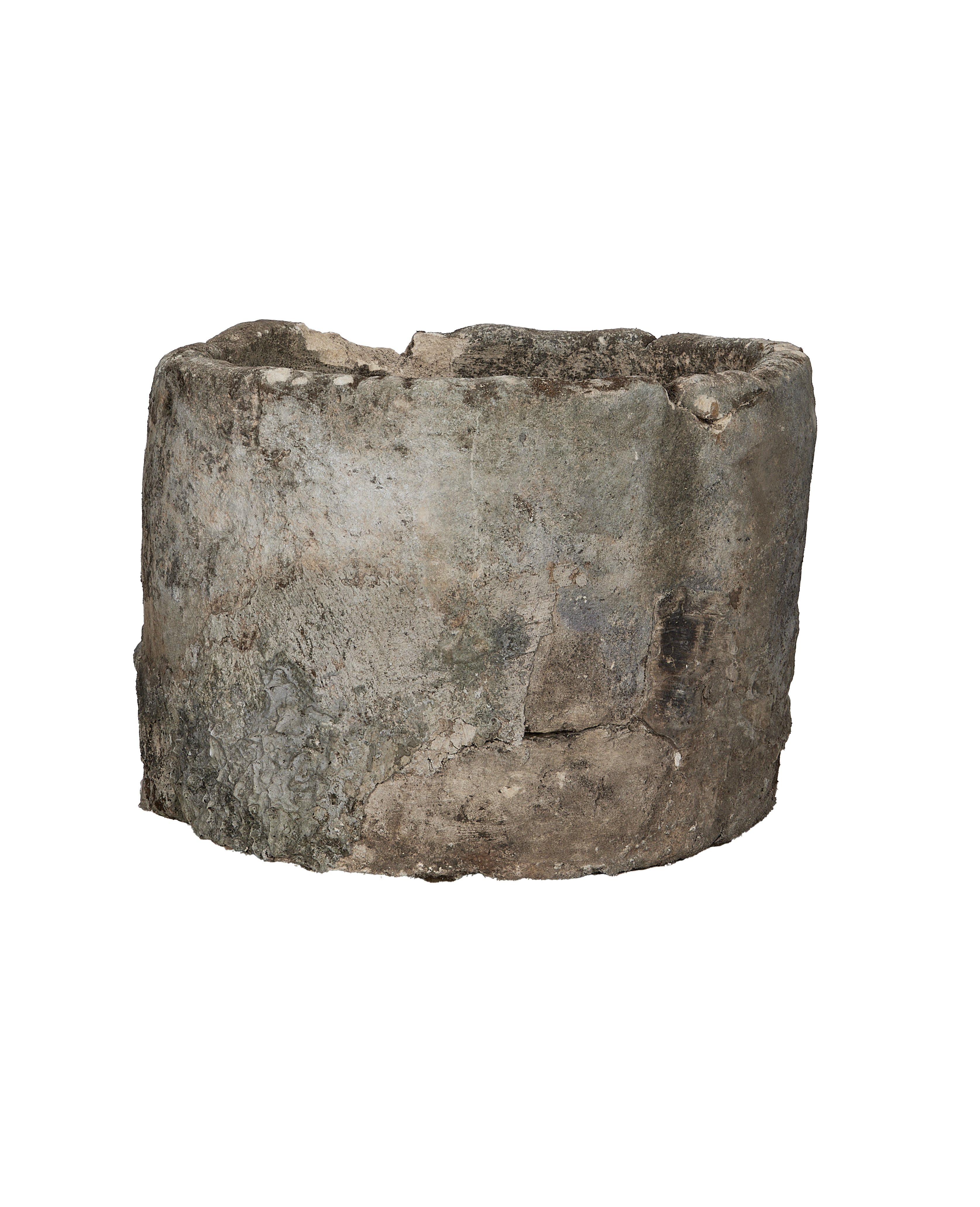 Olive Ateliers - Limestone Trough - Round