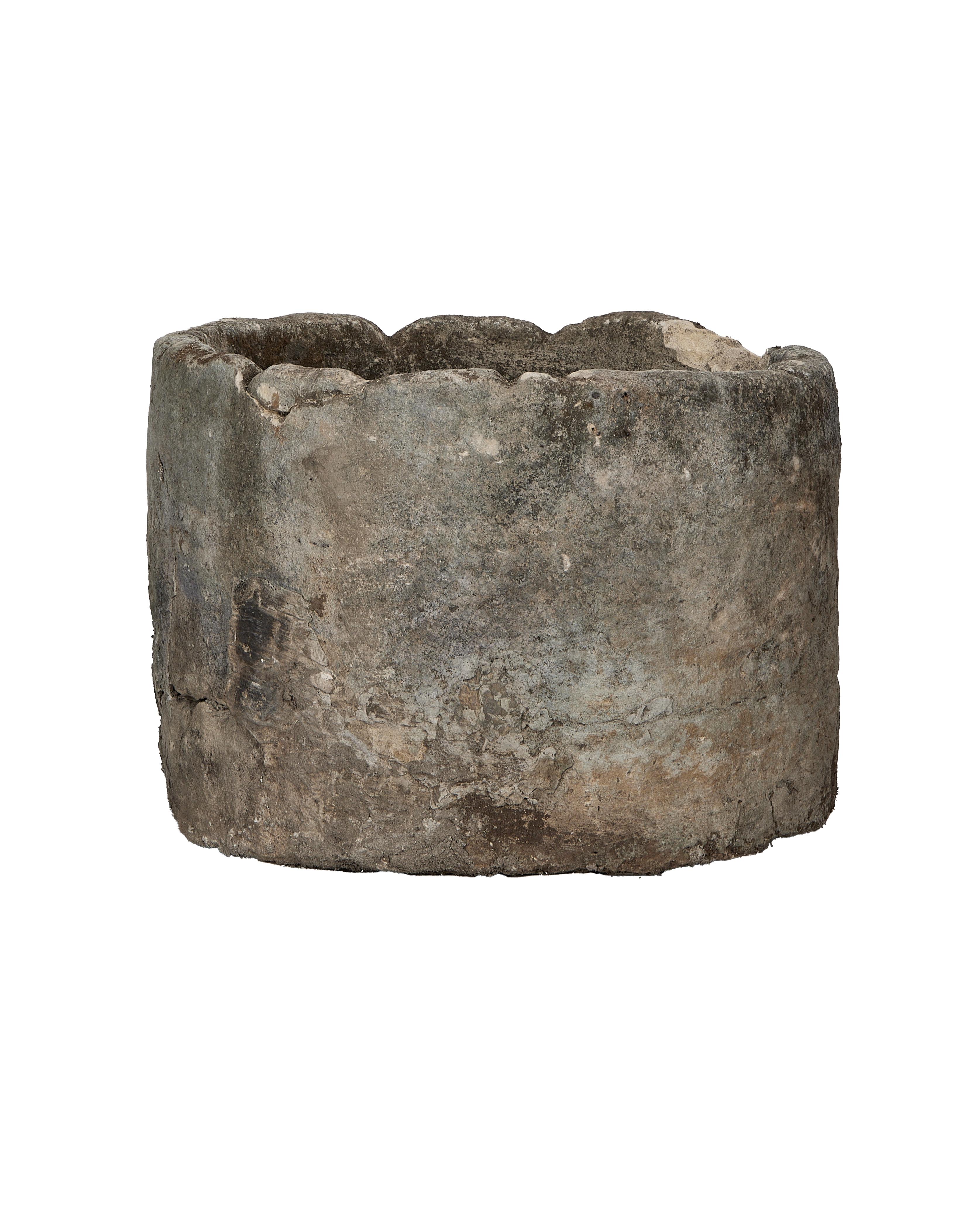 Olive Ateliers - Limestone Trough - Round