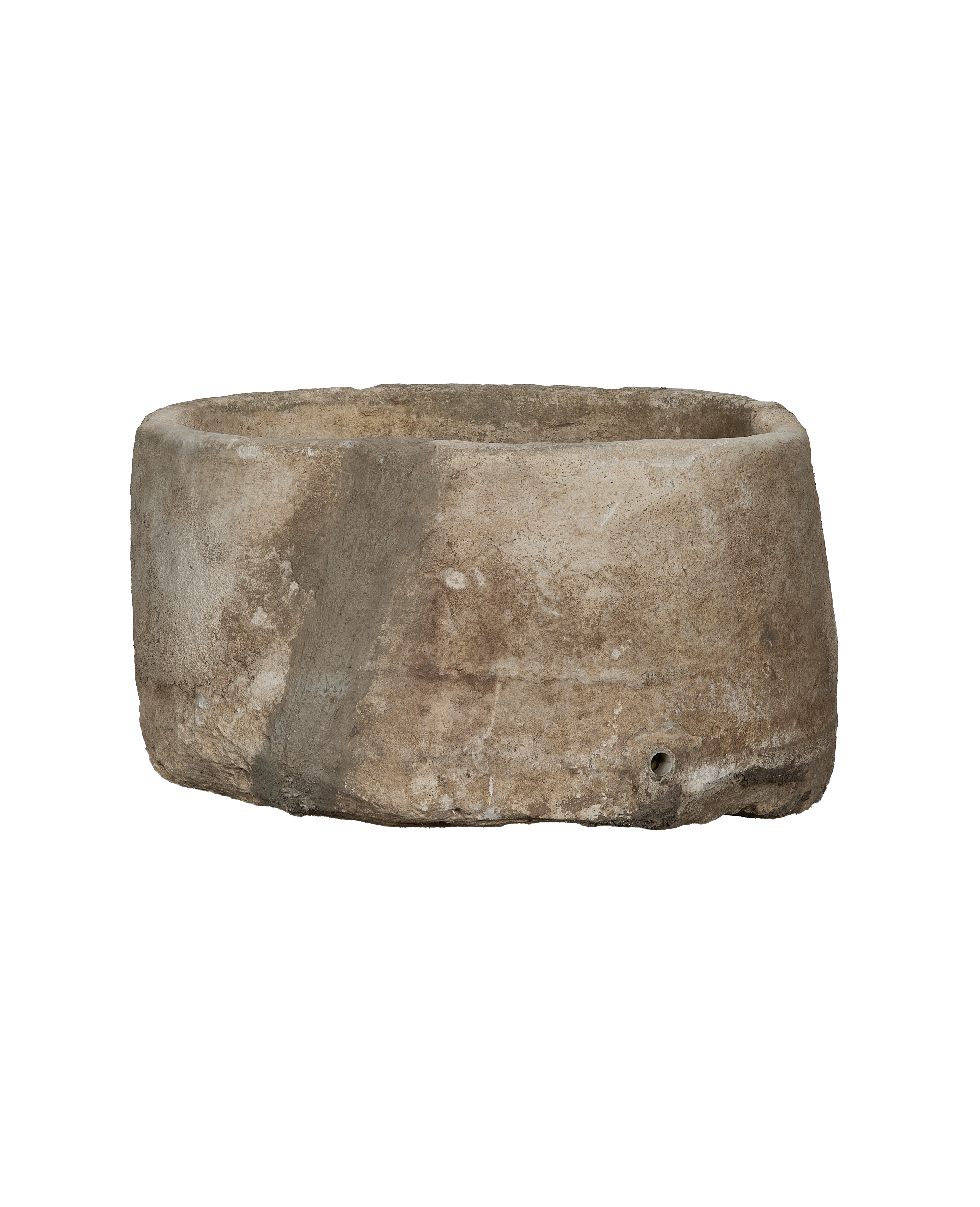 Olive Ateliers - Limestone Trough - Round