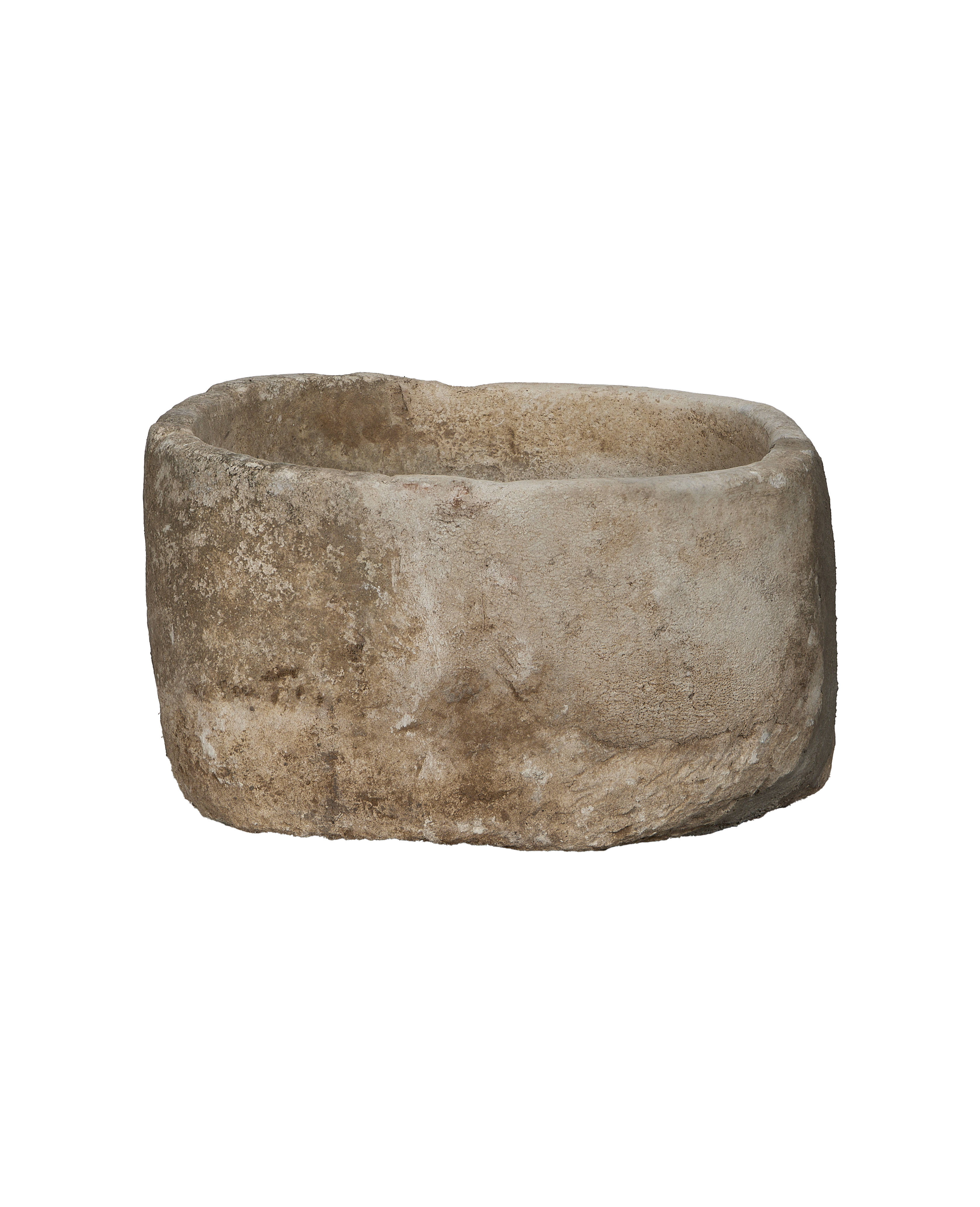 Olive Ateliers - Limestone Trough - Round