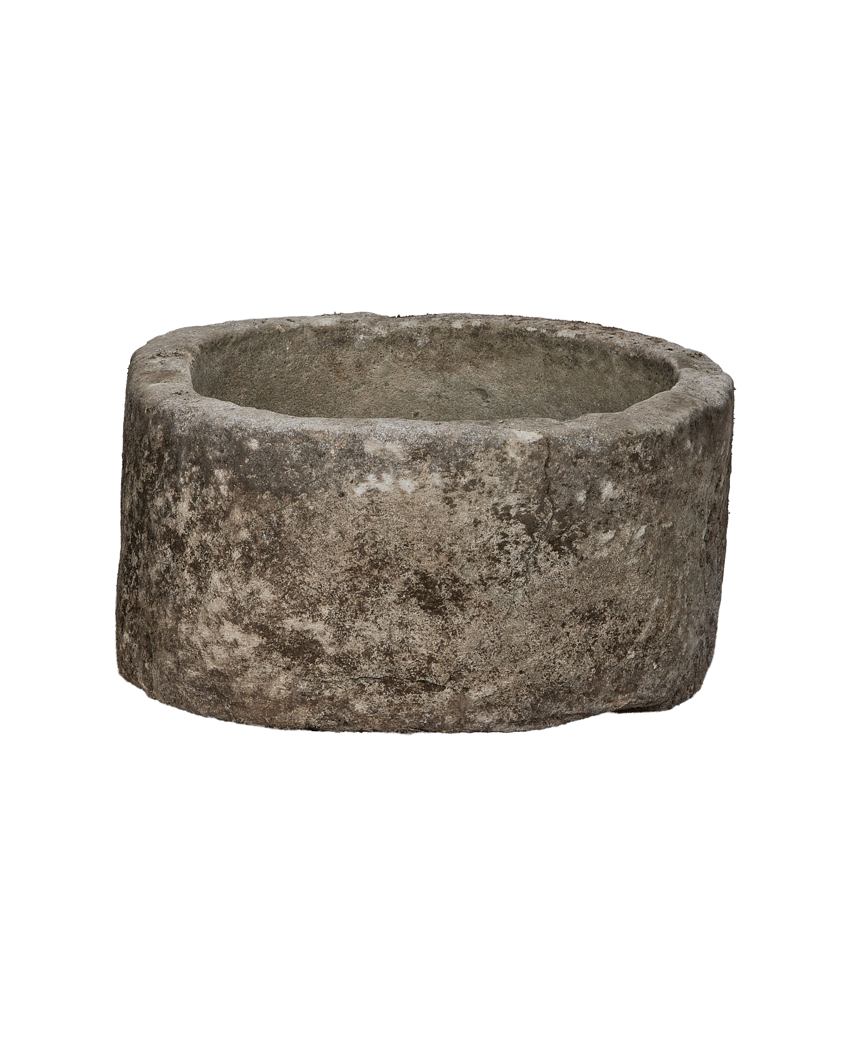 Olive Ateliers - Limestone Trough - Round