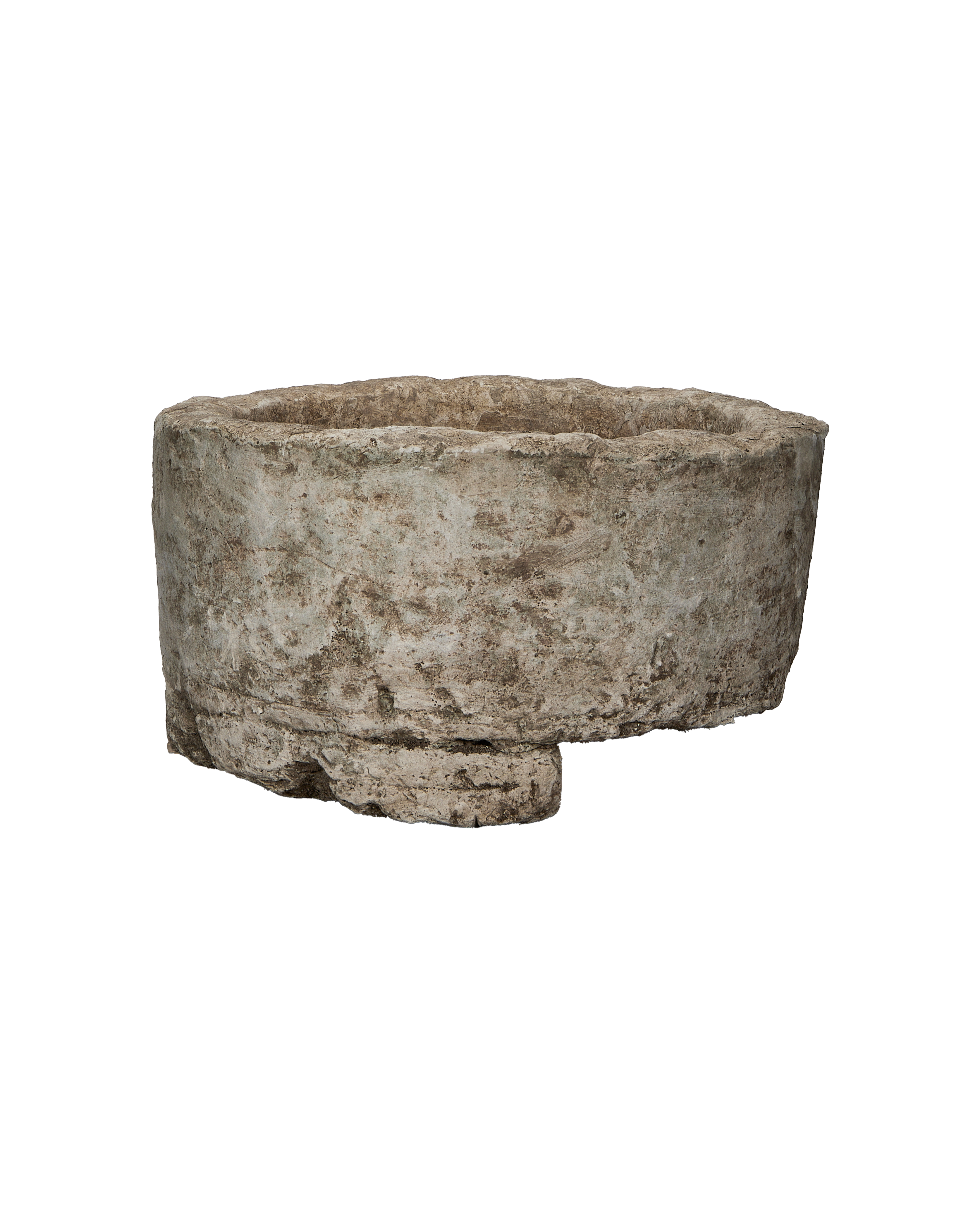 Olive Ateliers - Limestone Trough - Round