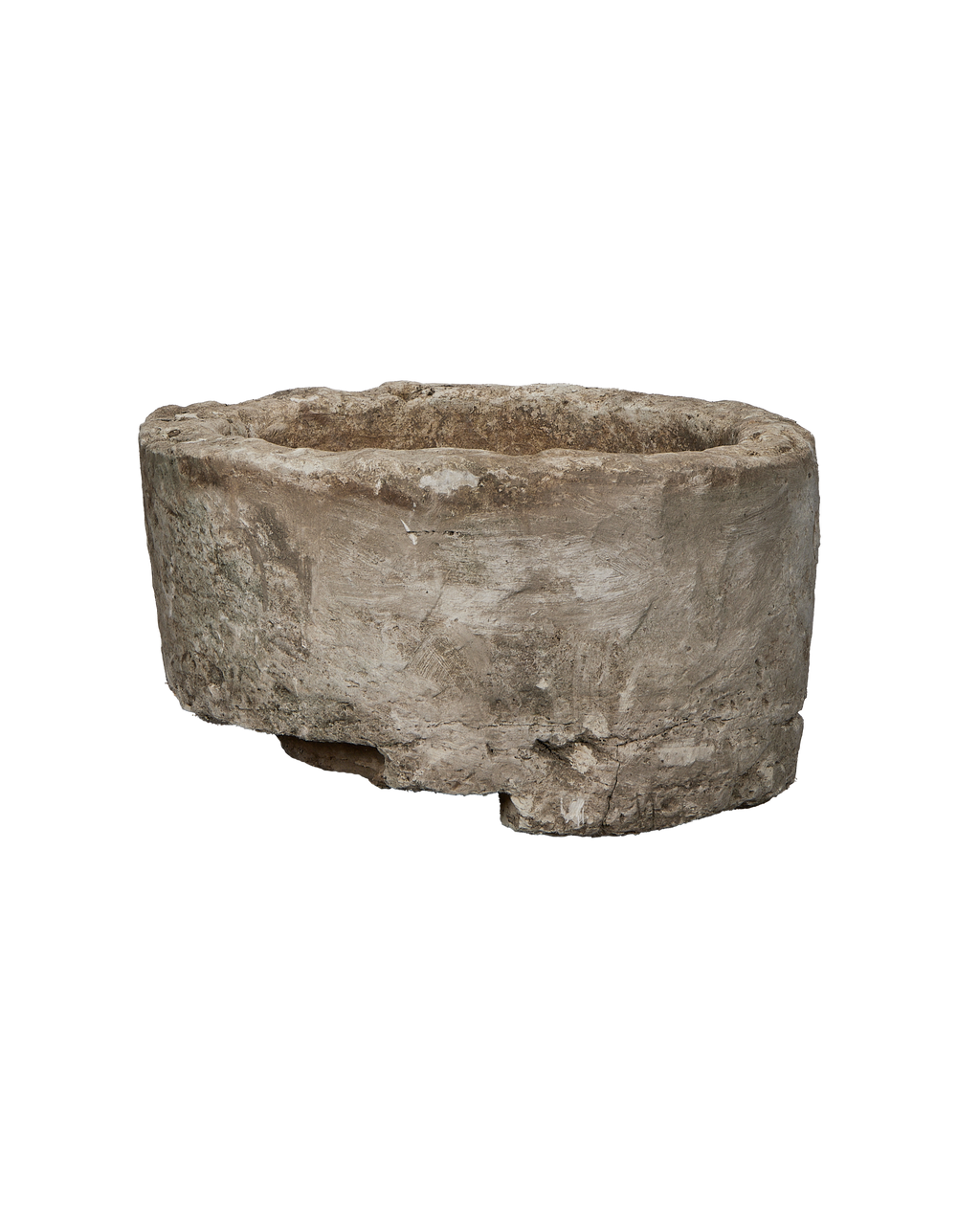 Olive Ateliers - Limestone Trough - Round