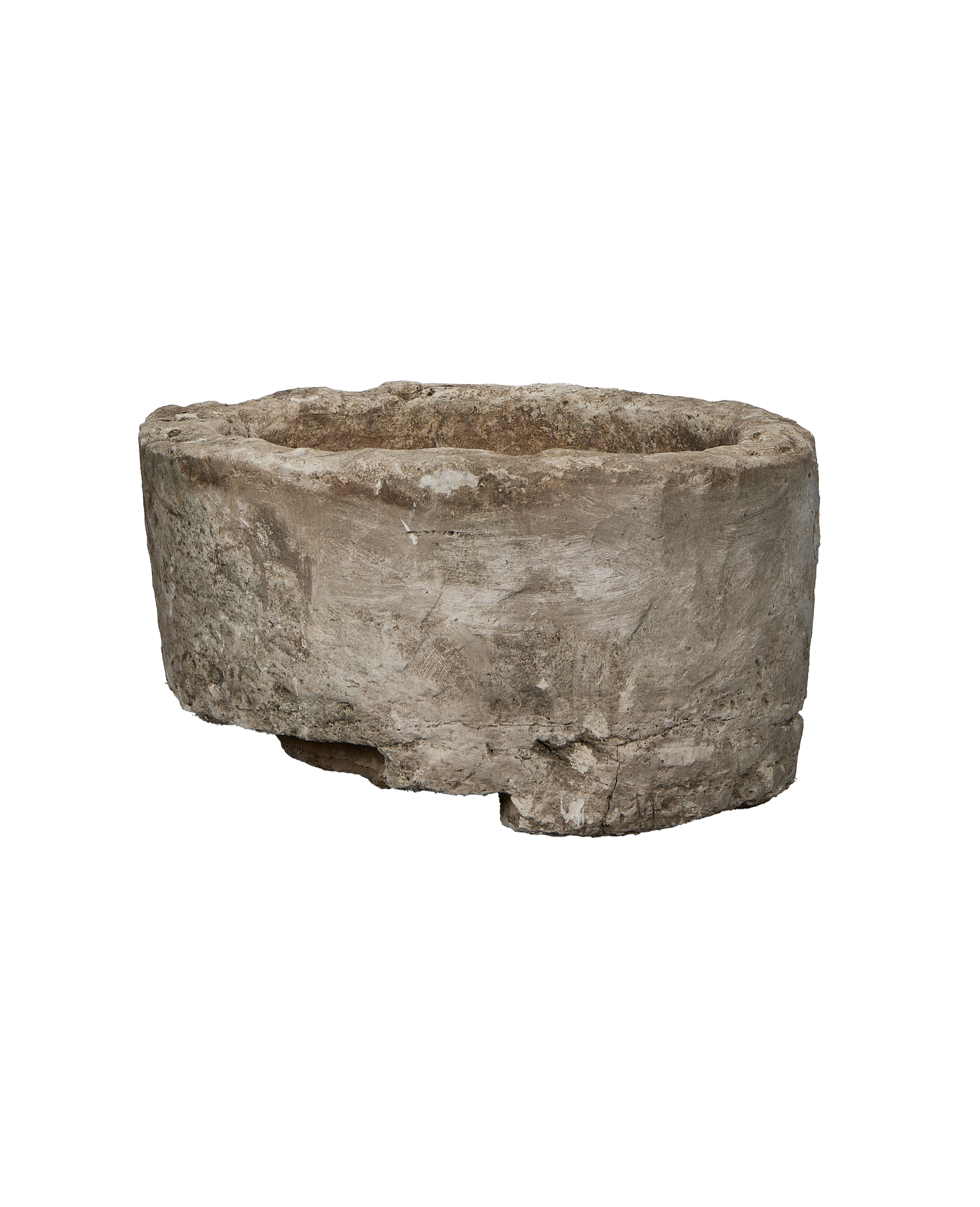 Olive Ateliers - Limestone Trough - Round