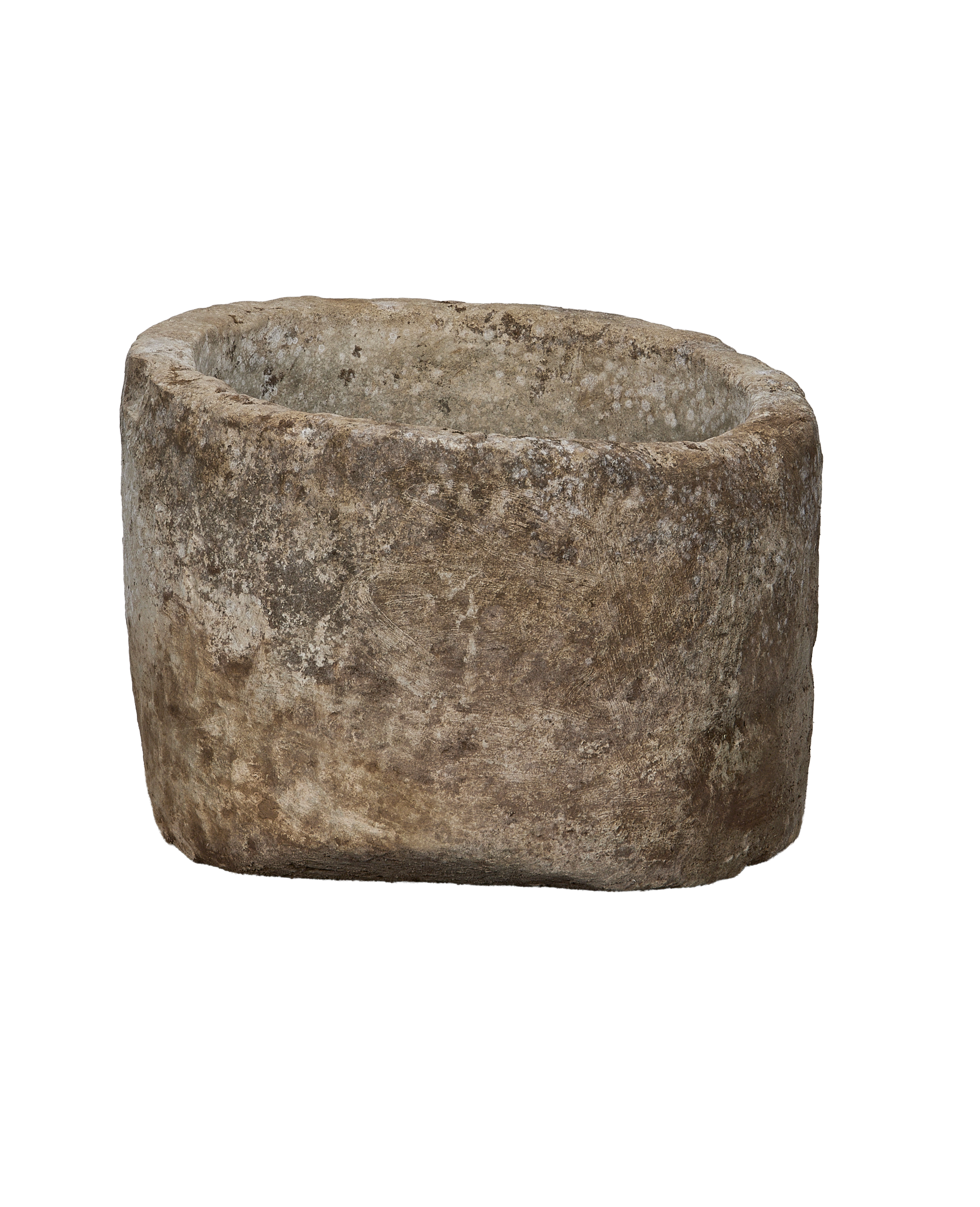 Olive Ateliers - Limestone Trough - Round