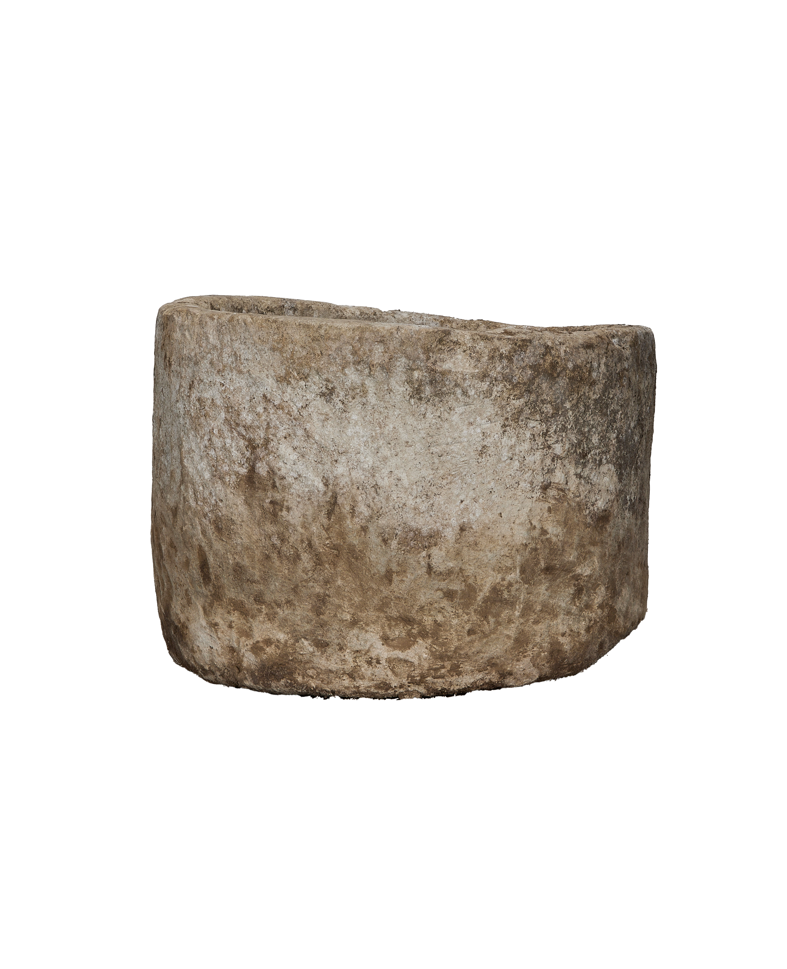 Olive Ateliers - Limestone Trough - Round