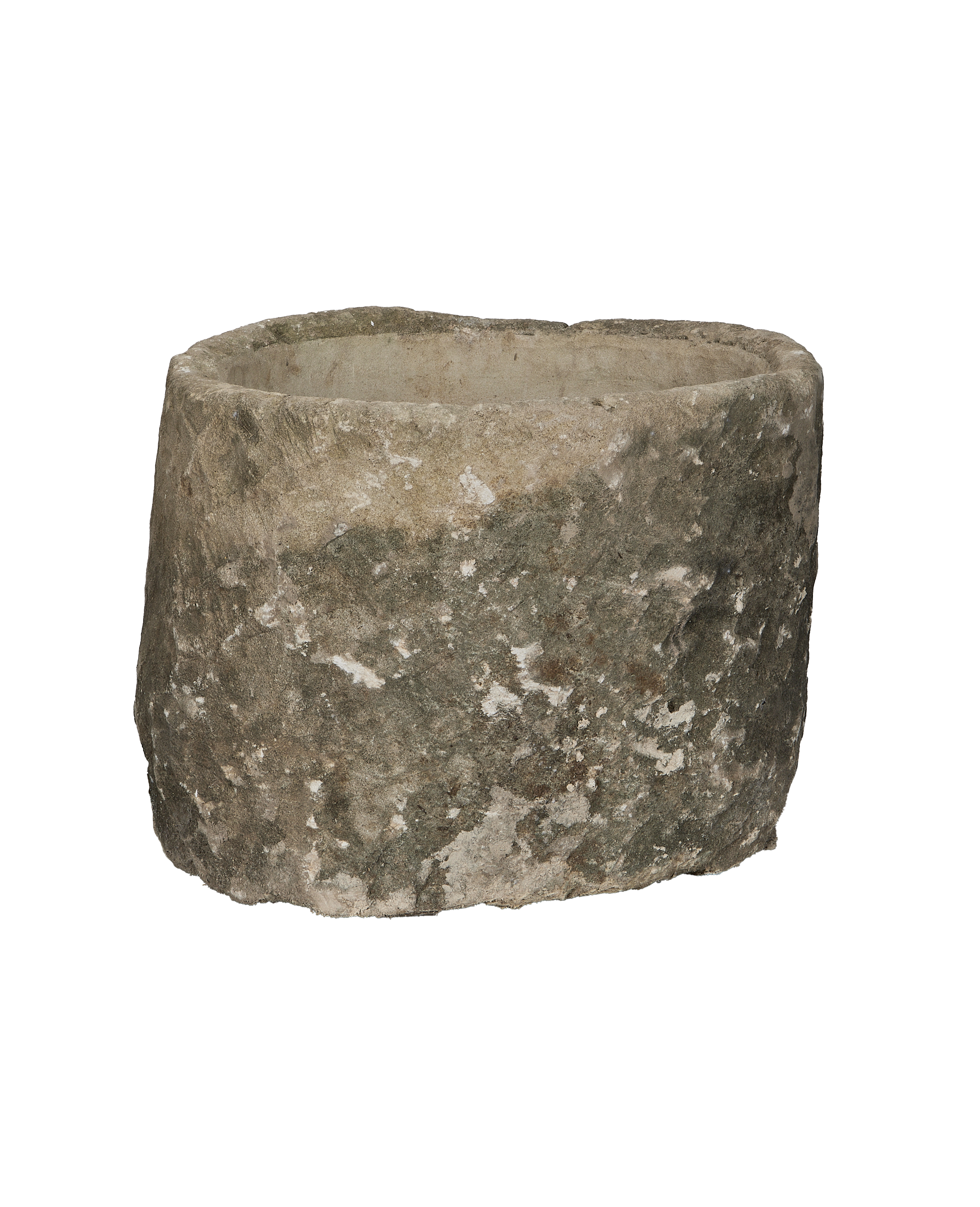 Olive Ateliers - Limestone Trough - Round
