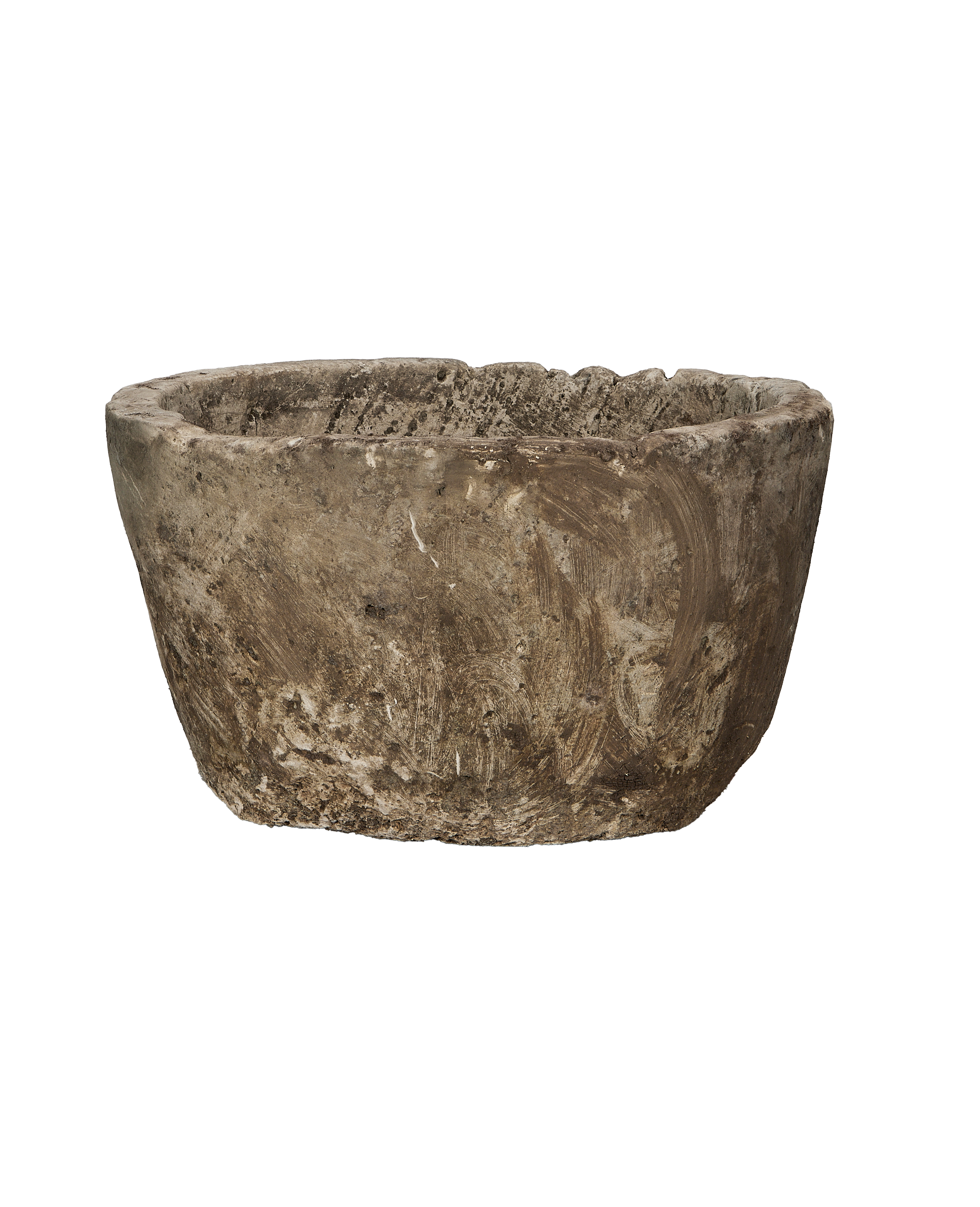 Olive Ateliers - Limestone Trough - Round