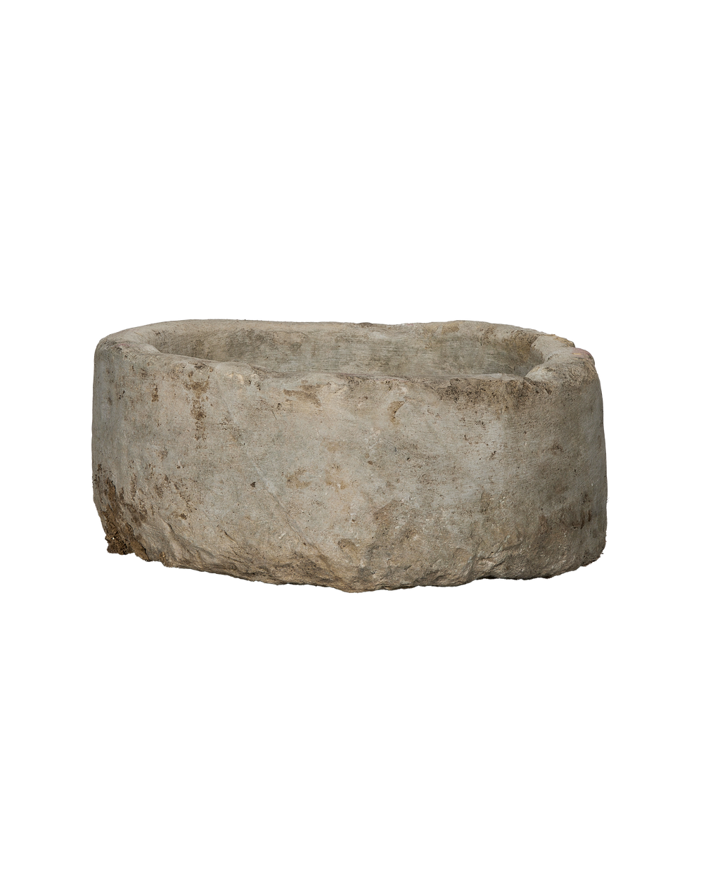 Olive Ateliers - Limestone Trough - Round
