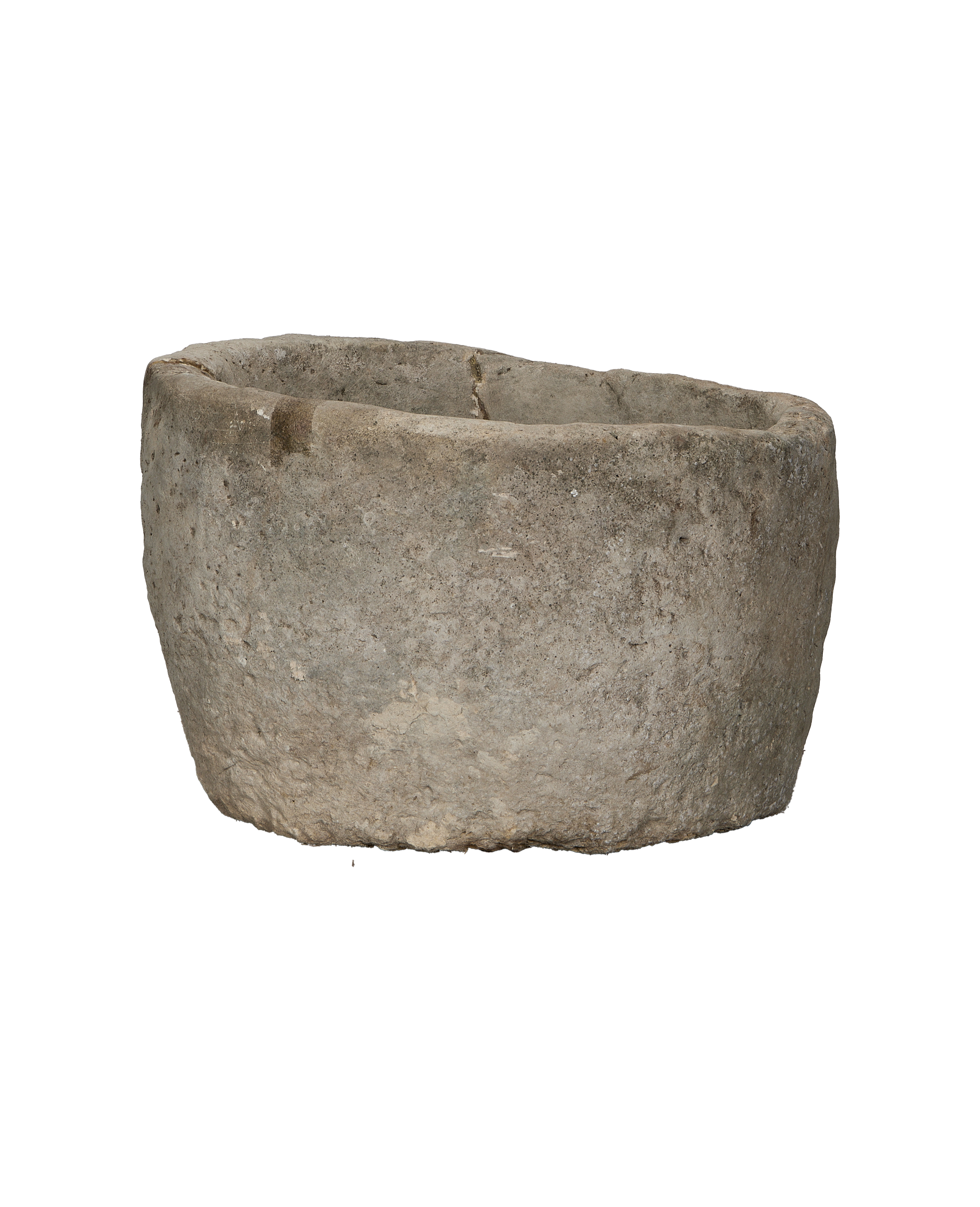 Olive Ateliers - Limestone Trough - Round