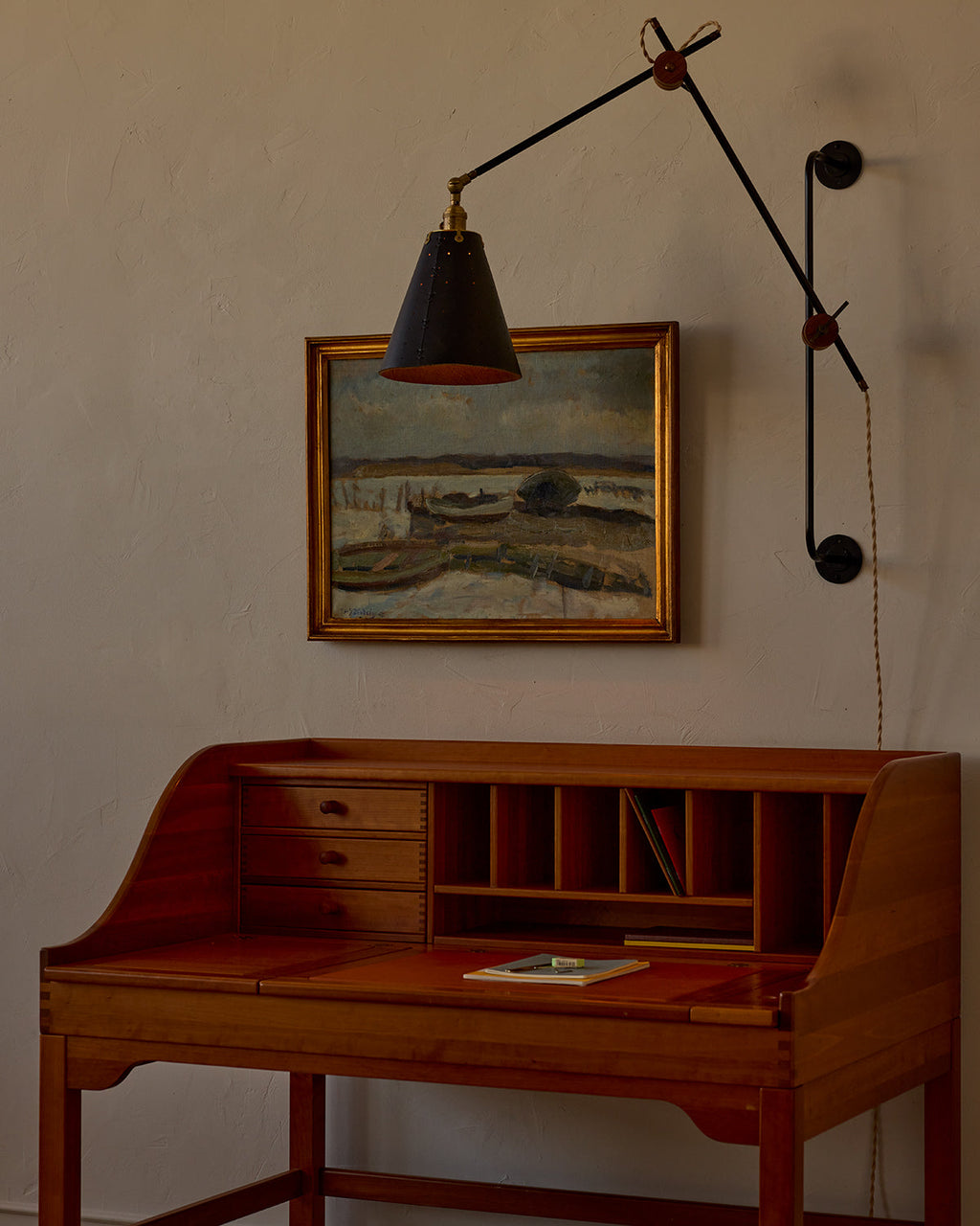 Lostine - Solid Cherry Writing Desk by Andreas Hansen
