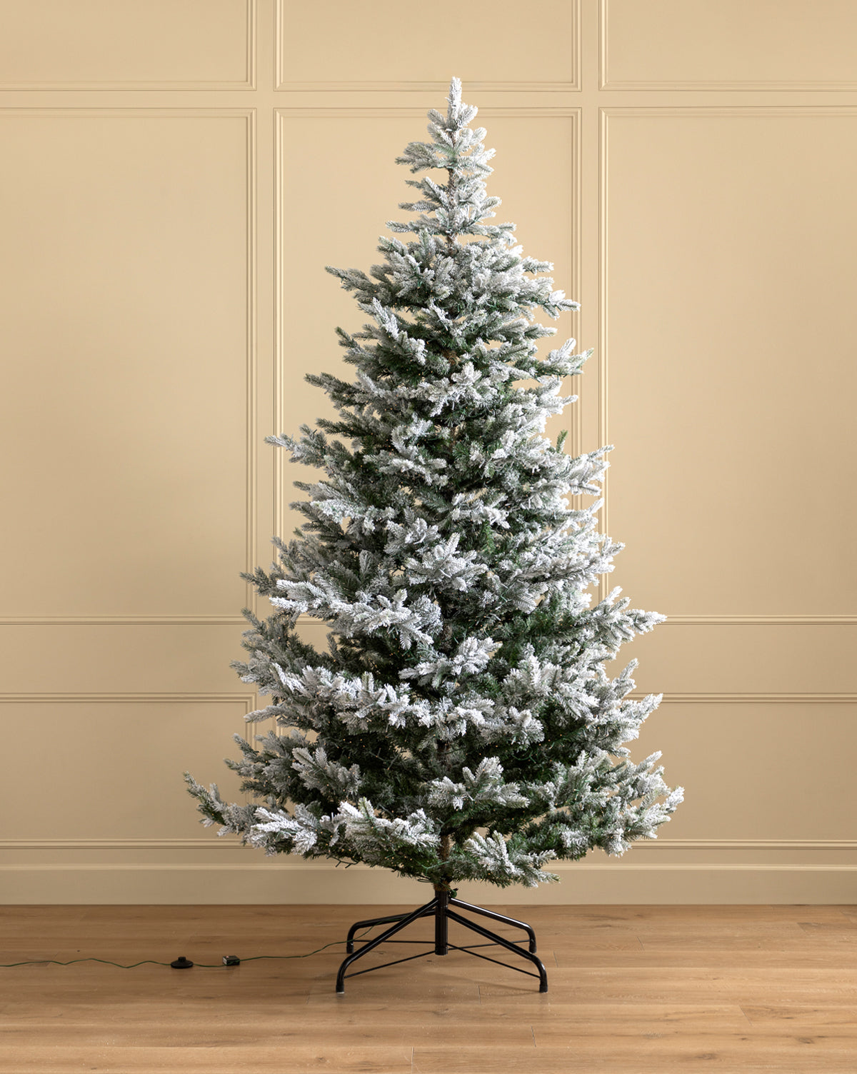 McGee & Co - 9' Snowy Grandis Fir Pre - Lit Faux Tree