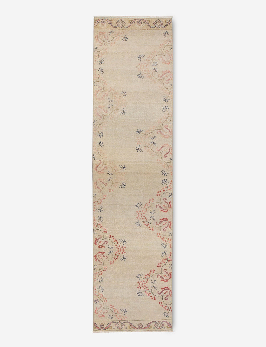 Lulu and Georgia - Vintage Turkish Hand - Knotted Wool Runner Rug No. 207, 2'5" x 10'12"