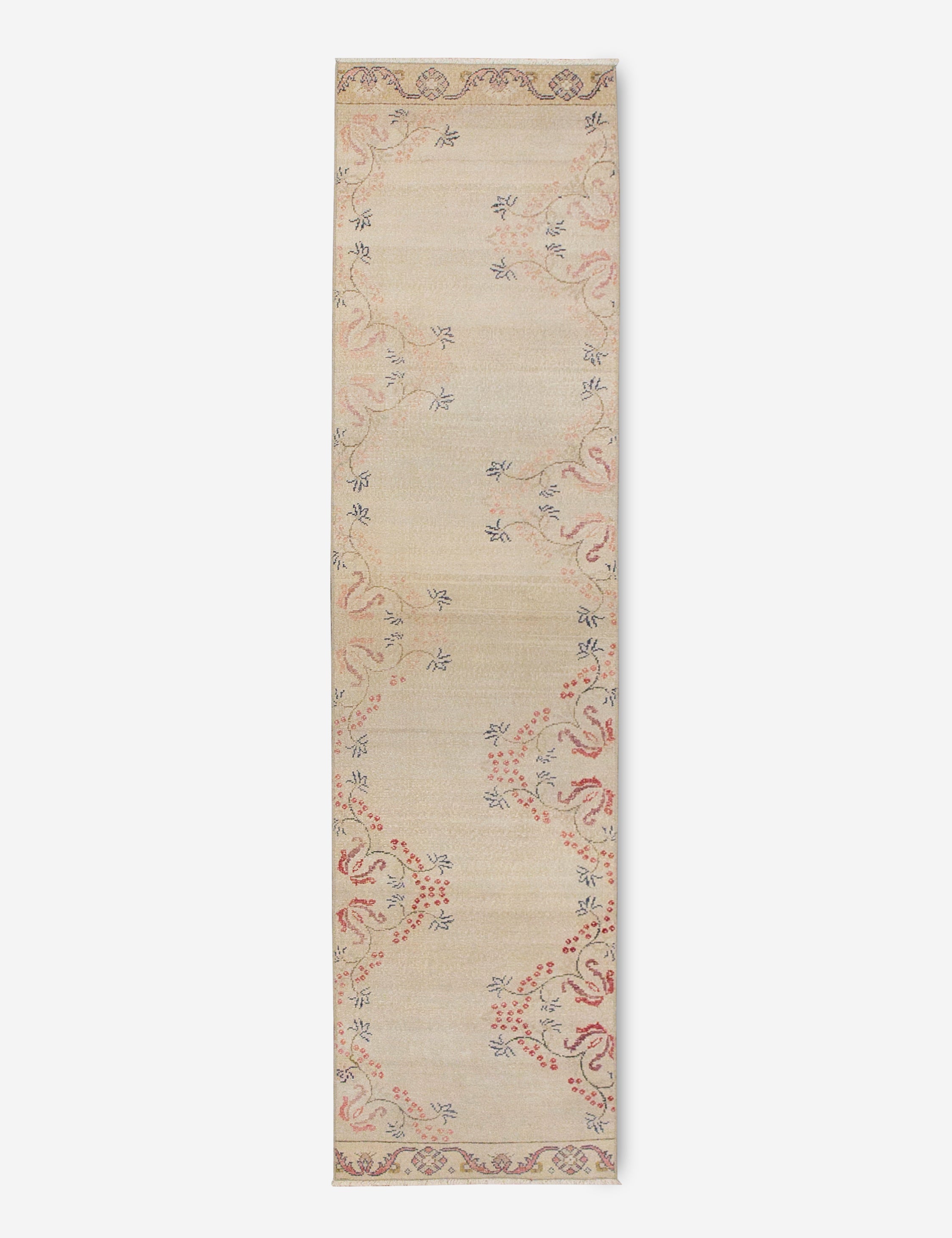 Lulu and Georgia - Vintage Turkish Hand - Knotted Wool Runner Rug No. 207, 2'5" x 10'12"