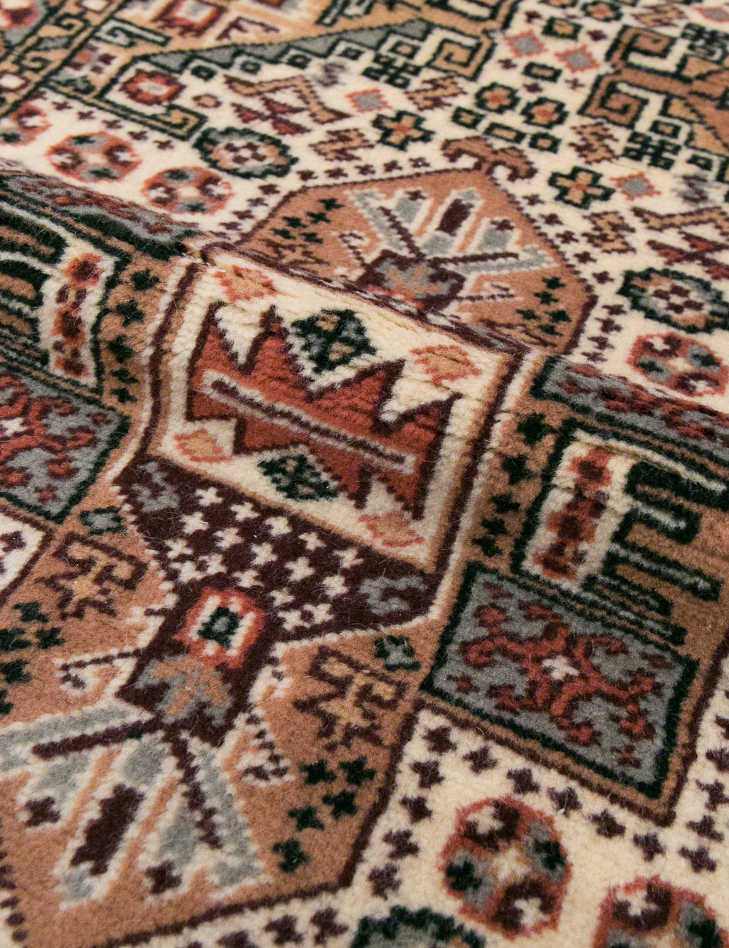 Lulu and Georgia - Vintage Turkish Hand - Knotted Wool Runner Rug No. 234, 3' x 9'8"