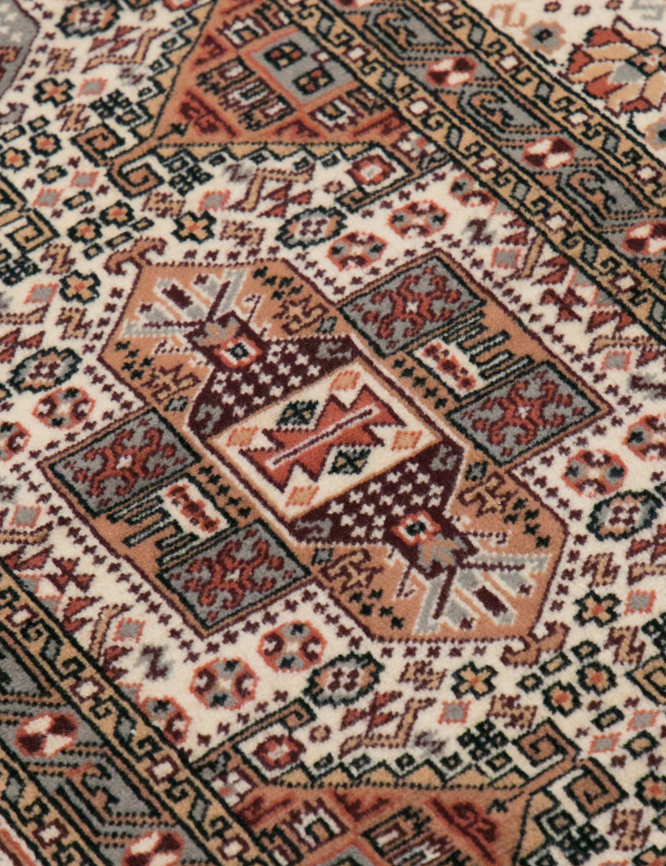 Lulu and Georgia - Vintage Turkish Hand - Knotted Wool Runner Rug No. 234, 3' x 9'8"