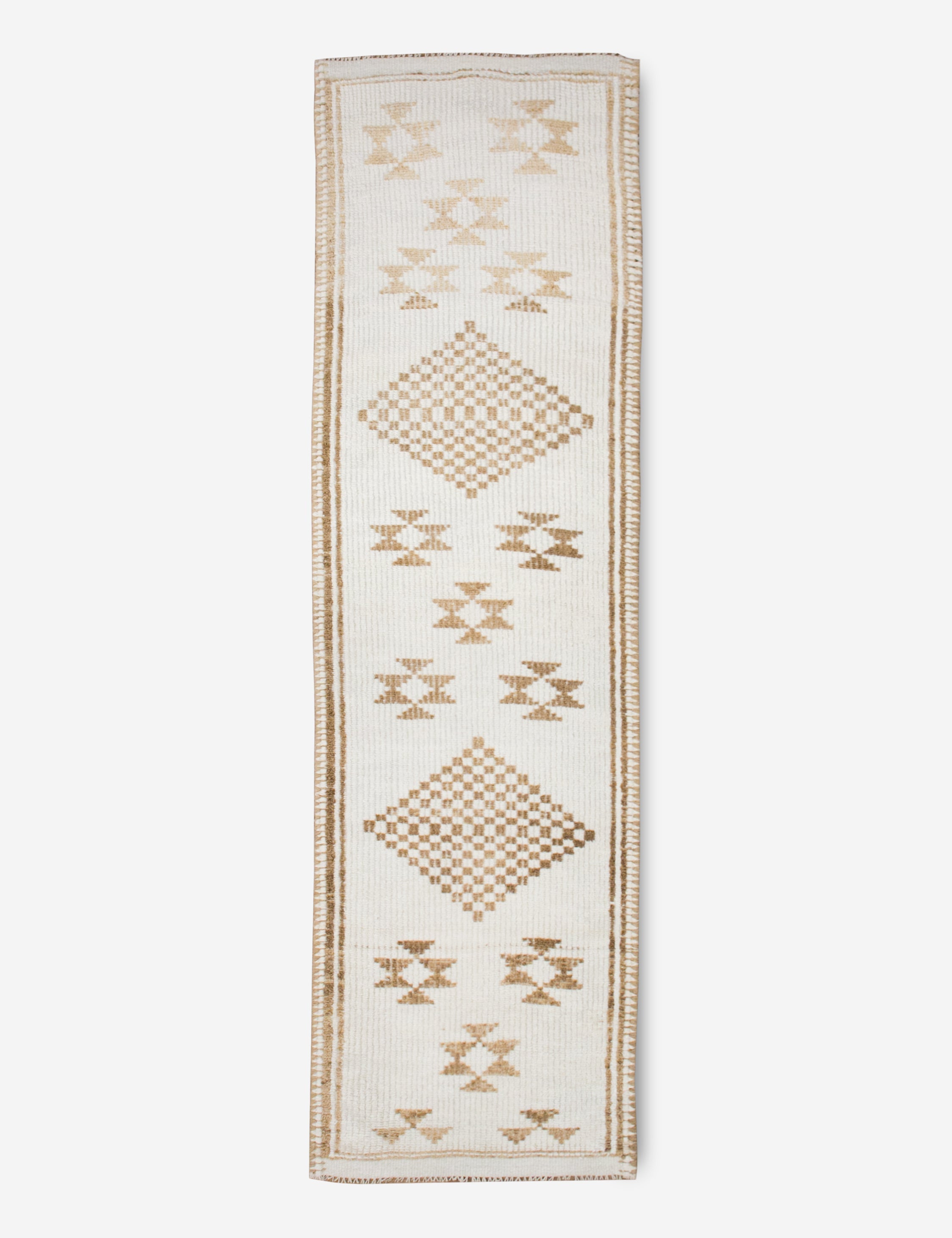 Lulu and Georgia - Vintage Turkish Hand - Knotted Wool Runner Rug No. 203, 2'11" x 11'6"