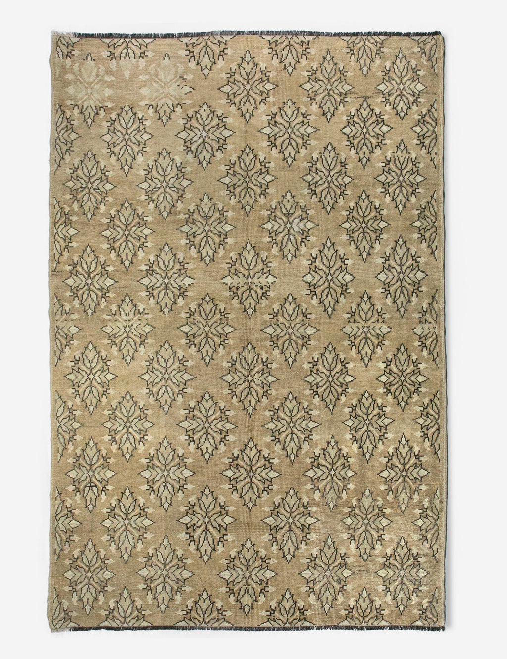 Lulu and Georgia - Vintage Turkish Hand - Knotted Wool Rug No. 370, 5'1" x 7'4"