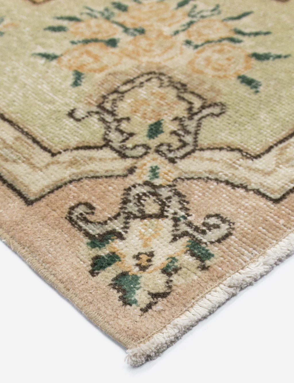Lulu and Georgia - Vintage Turkish Hand - Knotted Wool Rug No. 384, 6'8" x 9'11"