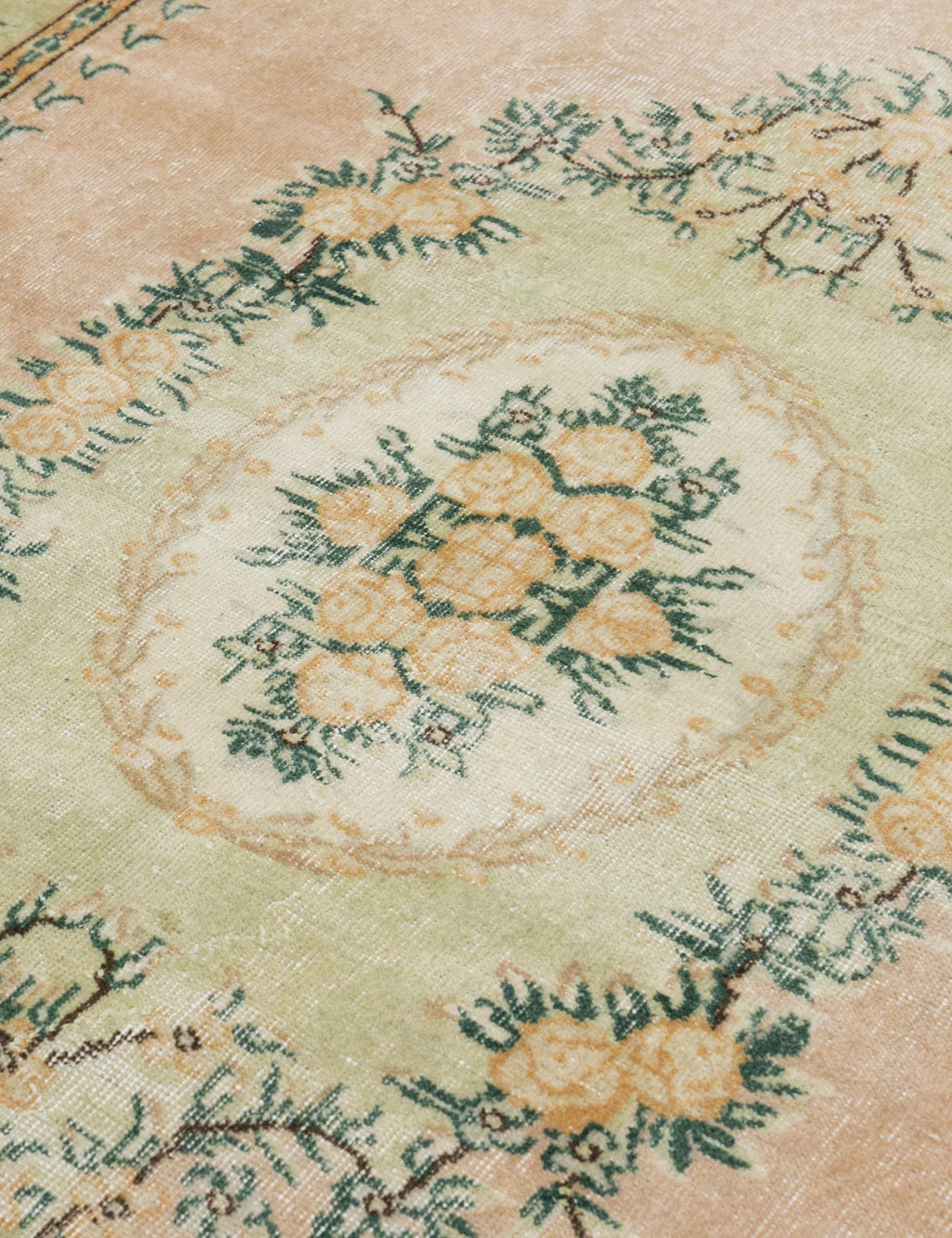 Lulu and Georgia - Vintage Turkish Hand - Knotted Wool Rug No. 384, 6'8" x 9'11"
