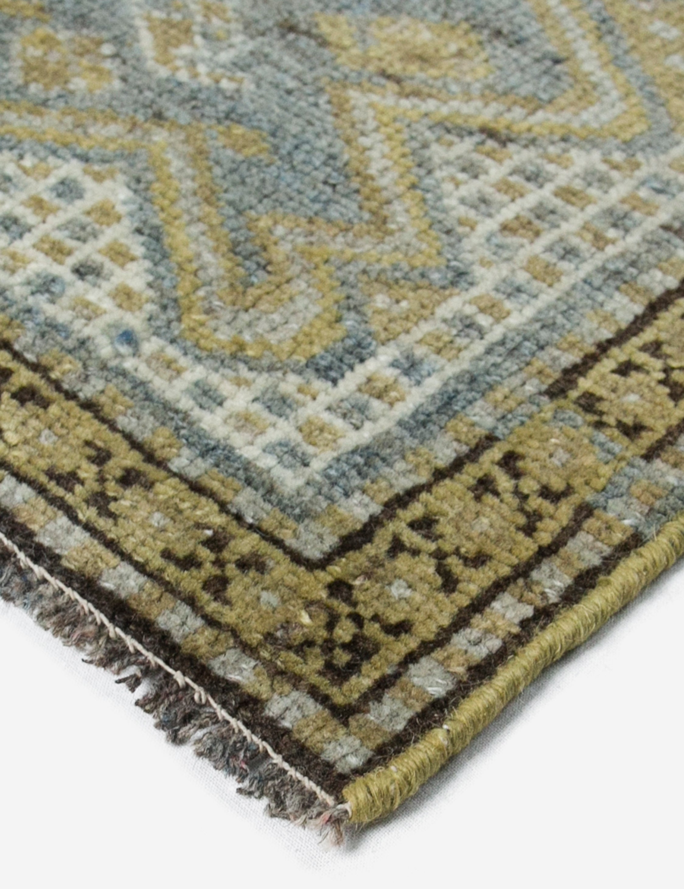 Lulu and Georgia - Vintage Turkish Hand - Knotted Wool Runner Rug No. 206, 2'12" x 8'8"