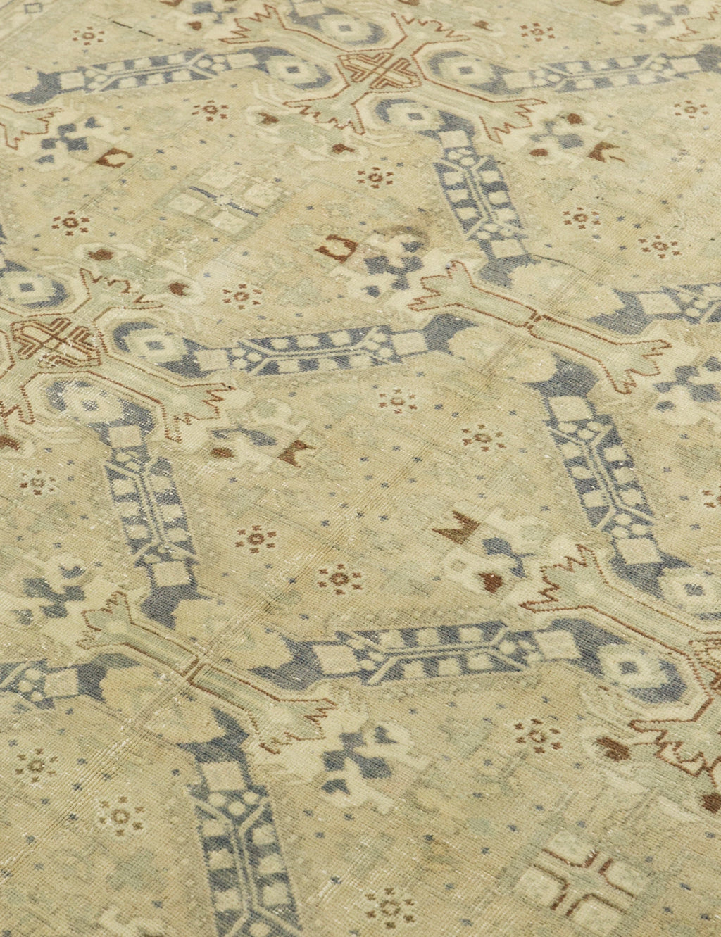 Lulu and Georgia - Vintage Turkish Hand - Knotted Wool Rug No. 382, 6'5" x 9'5"