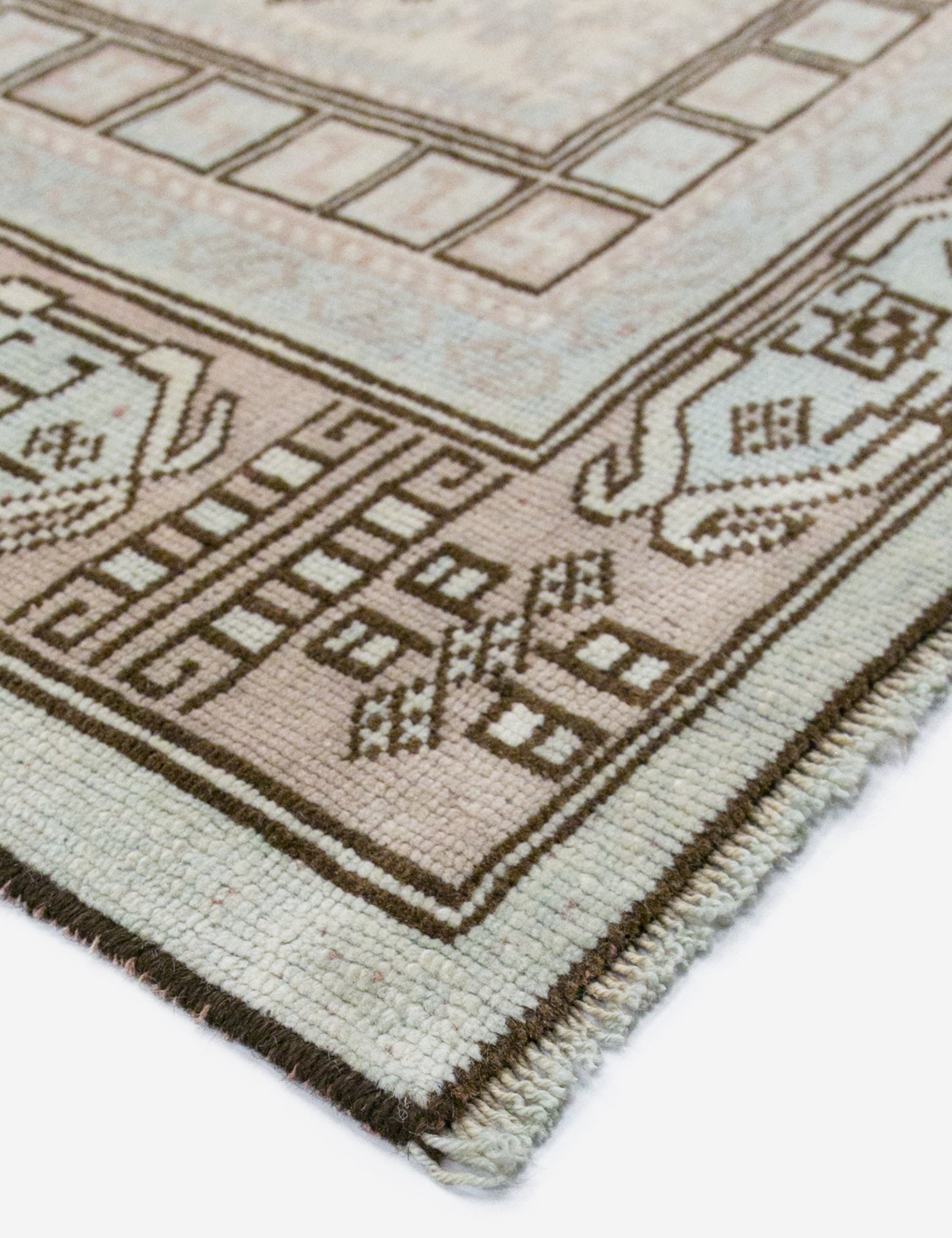 Lulu and Georgia - Vintage Turkish Hand - Knotted Wool Rug No. 372, 5'11" x 8'9"