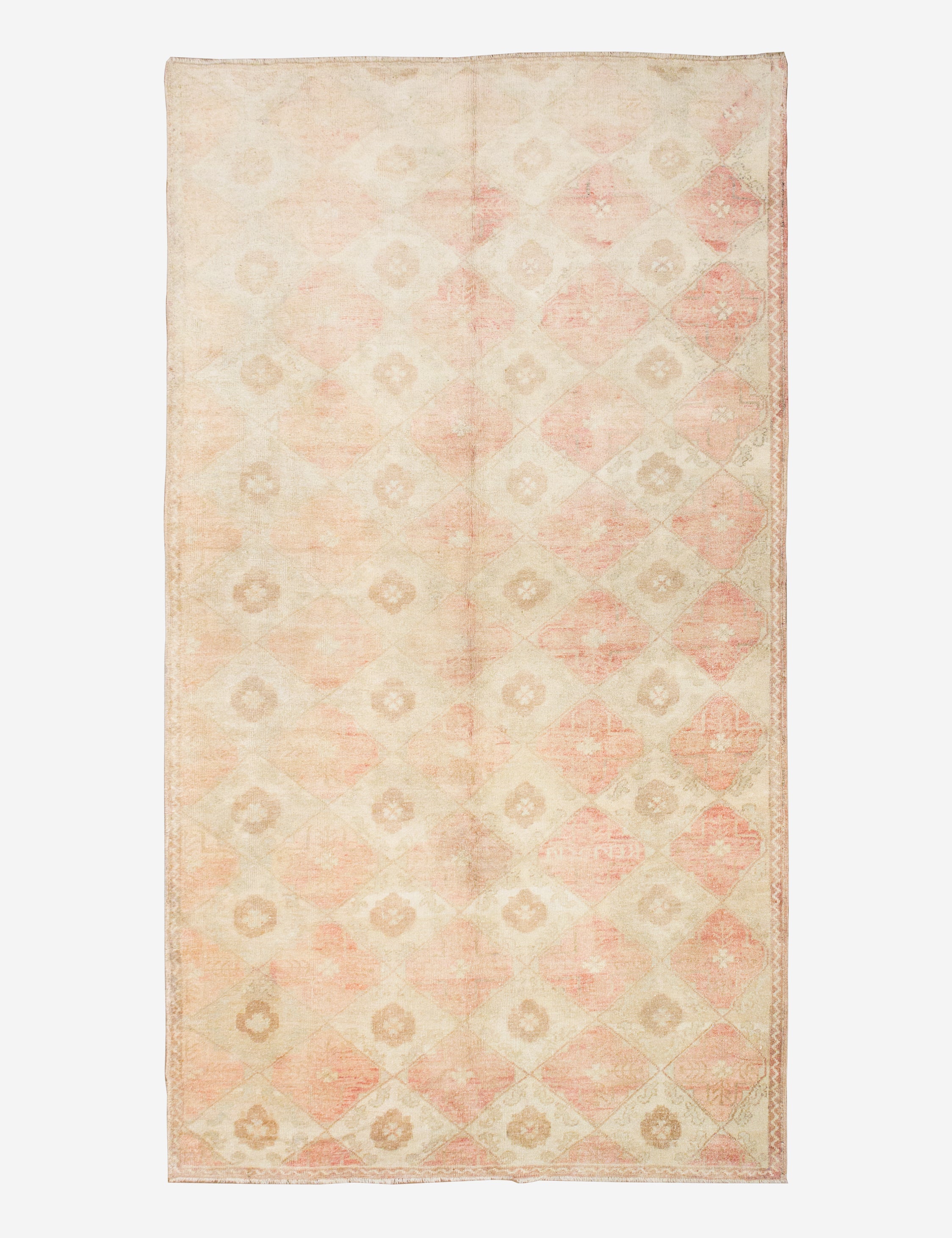 Lulu and Georgia - Vintage Turkish Hand - Knotted Wool Rug No. 380, 6'4" x 11'11"