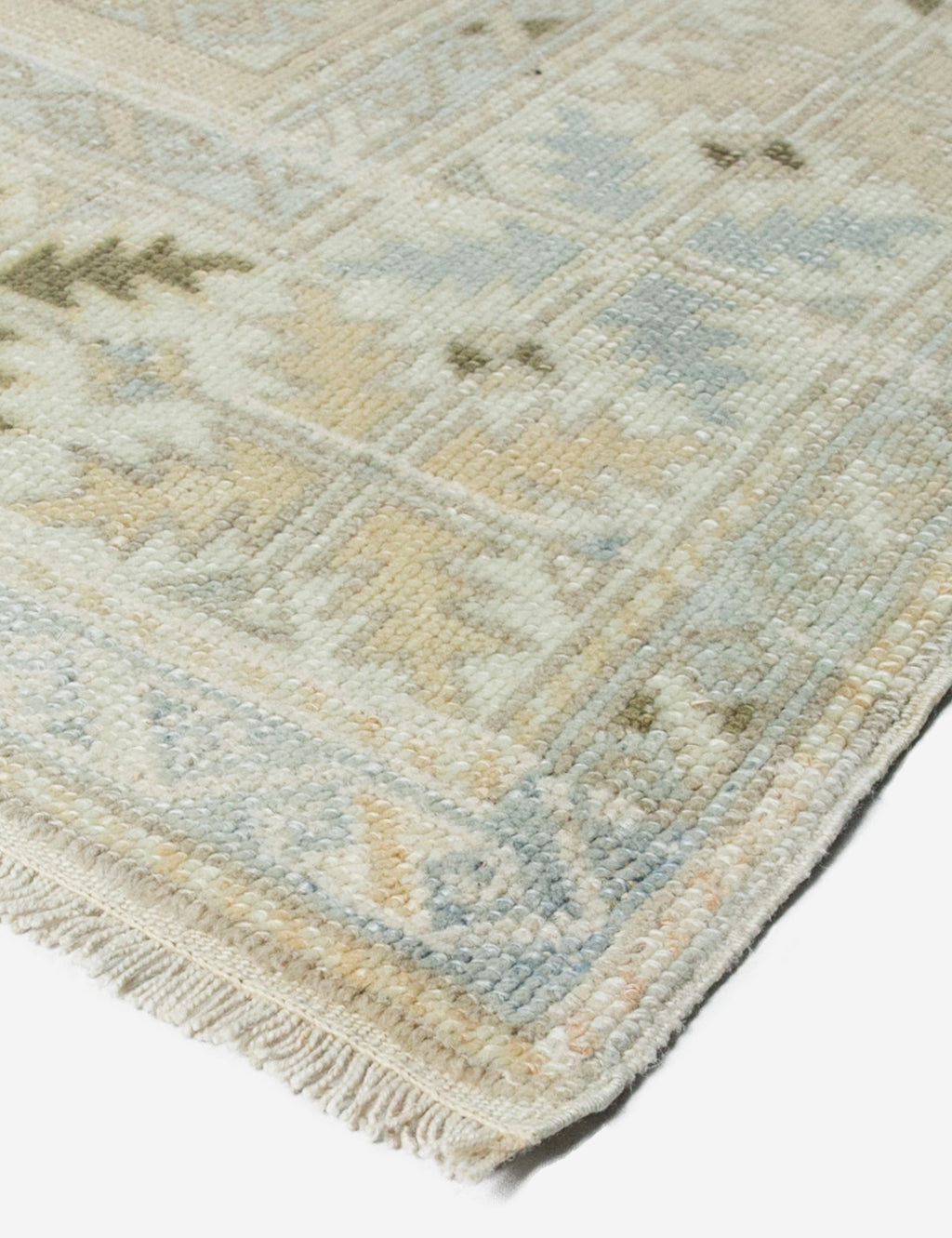 Lulu and Georgia - Vintage Turkish Hand - Knotted Wool Rug No. 381, 6'5" x 9'10"