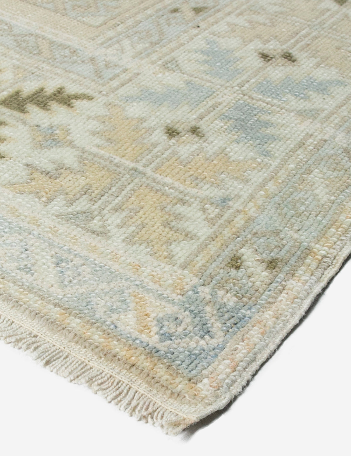 Lulu and Georgia - Vintage Turkish Hand - Knotted Wool Rug No. 381, 6'5" x 9'10"