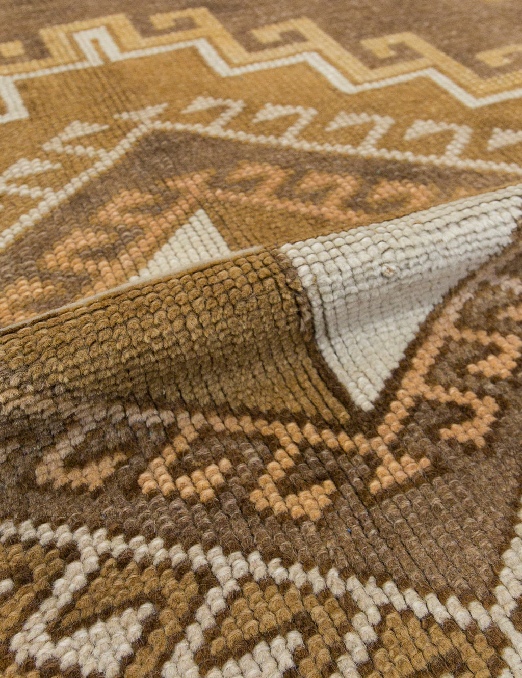 Lulu and Georgia - Vintage Turkish Hand - Knotted Wool Rug No. 385, 7' x 10'10"