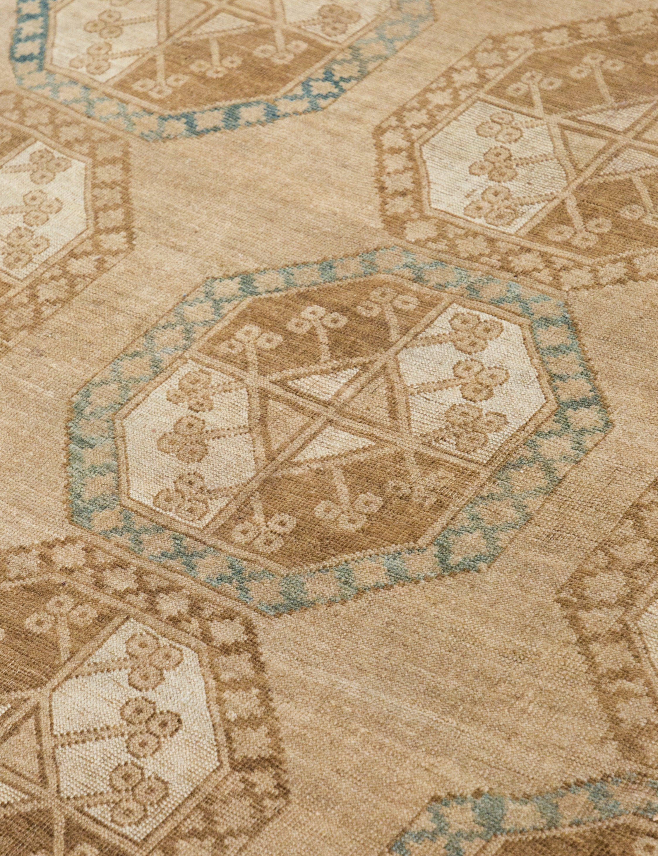 Lulu and Georgia - Vintage Turkish Hand - Knotted Wool Rug No. 393, 7'9" x 9'8"