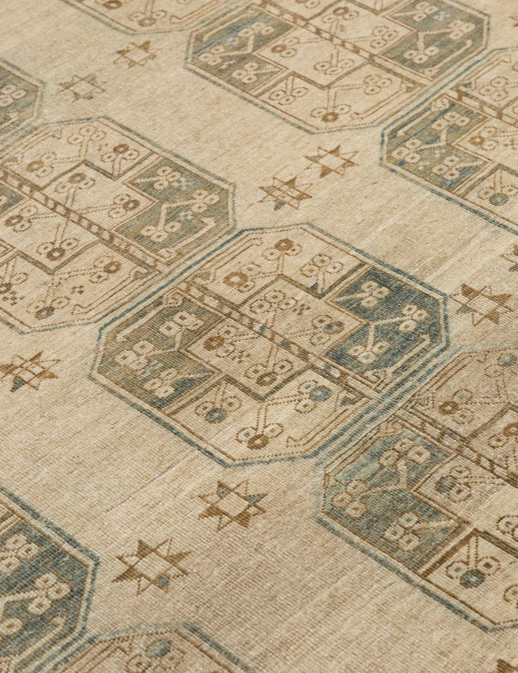 Lulu and Georgia - Vintage Turkish Hand - Knotted Wool Rug No. 388, 7'10" x 10'10"